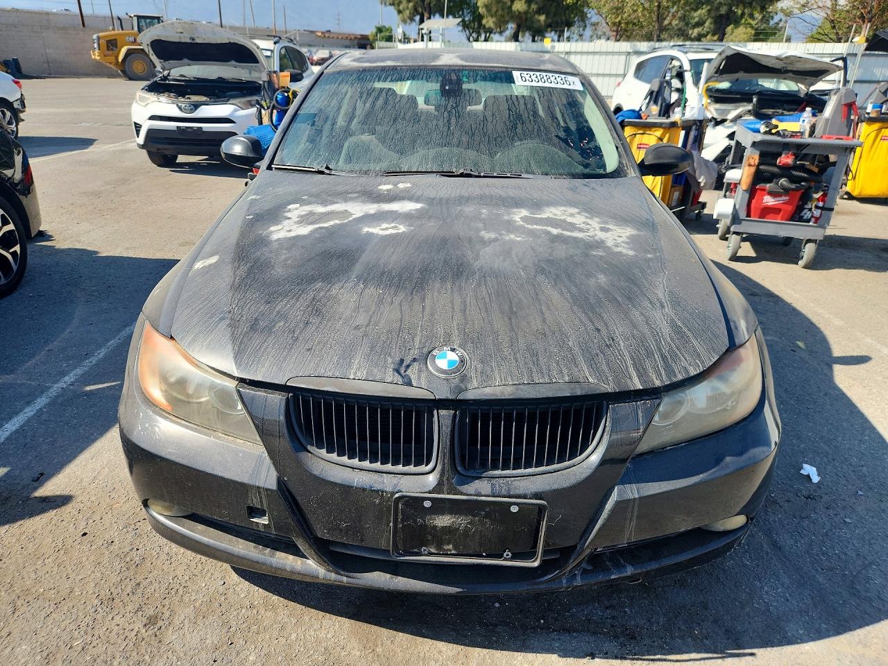 2007 Bmw 328 I Sulev Black vin: WBAVC53547FZ80113