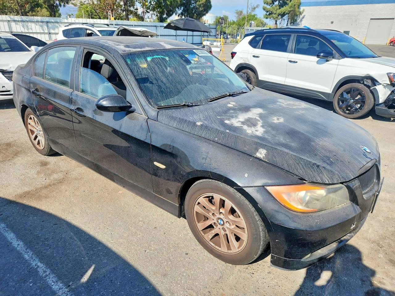 2007 Bmw 328 I Sulev Black vin: WBAVC53547FZ80113