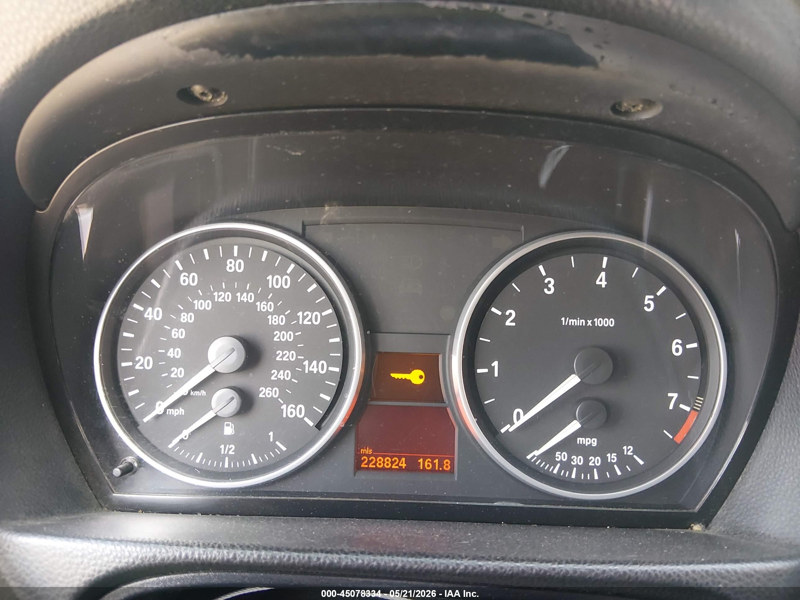 2007 Bmw 328i   White vin: WBAVC53557FZ80234