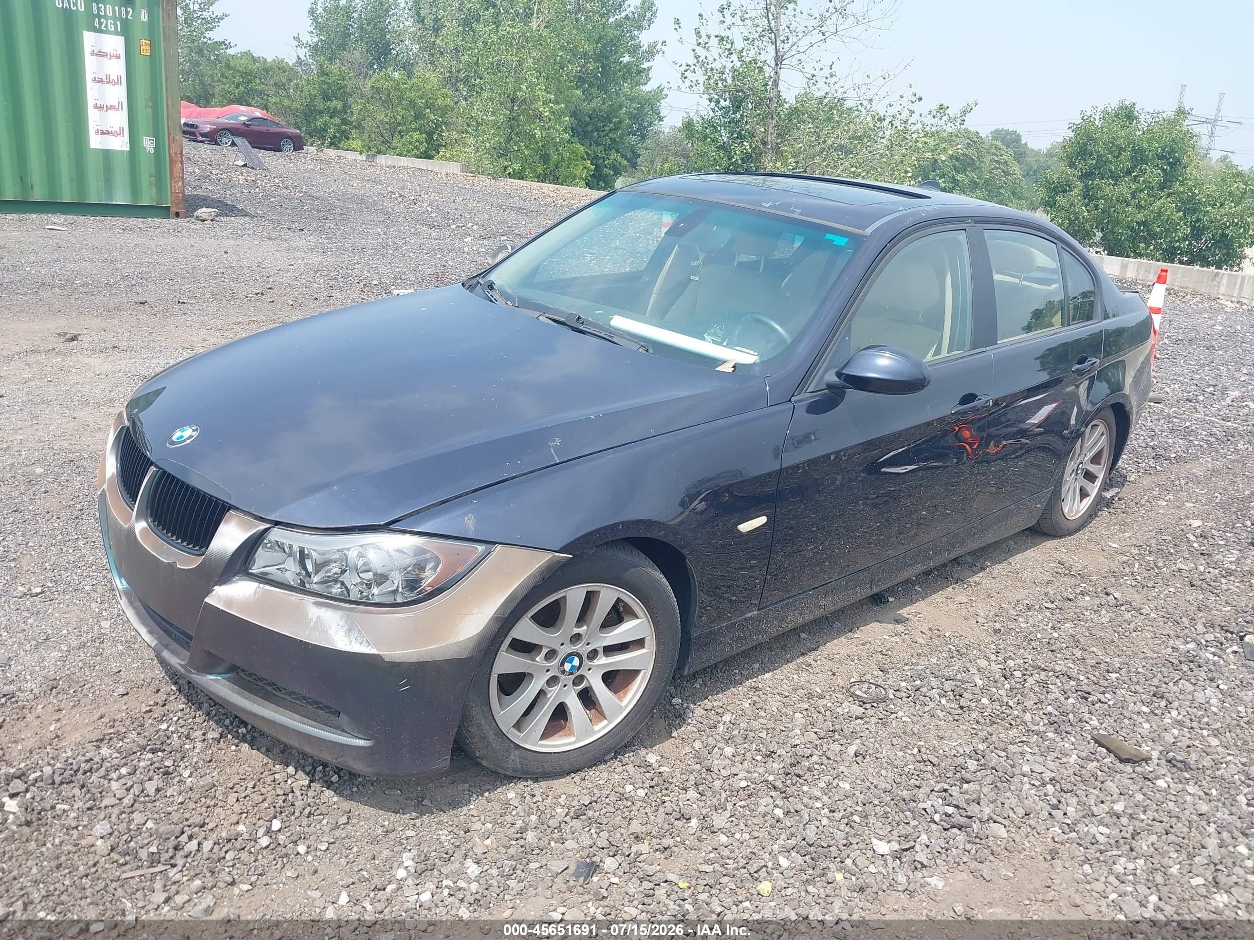 2008 Bmw 328i   Черный vin: WBAVC53558FZ83166