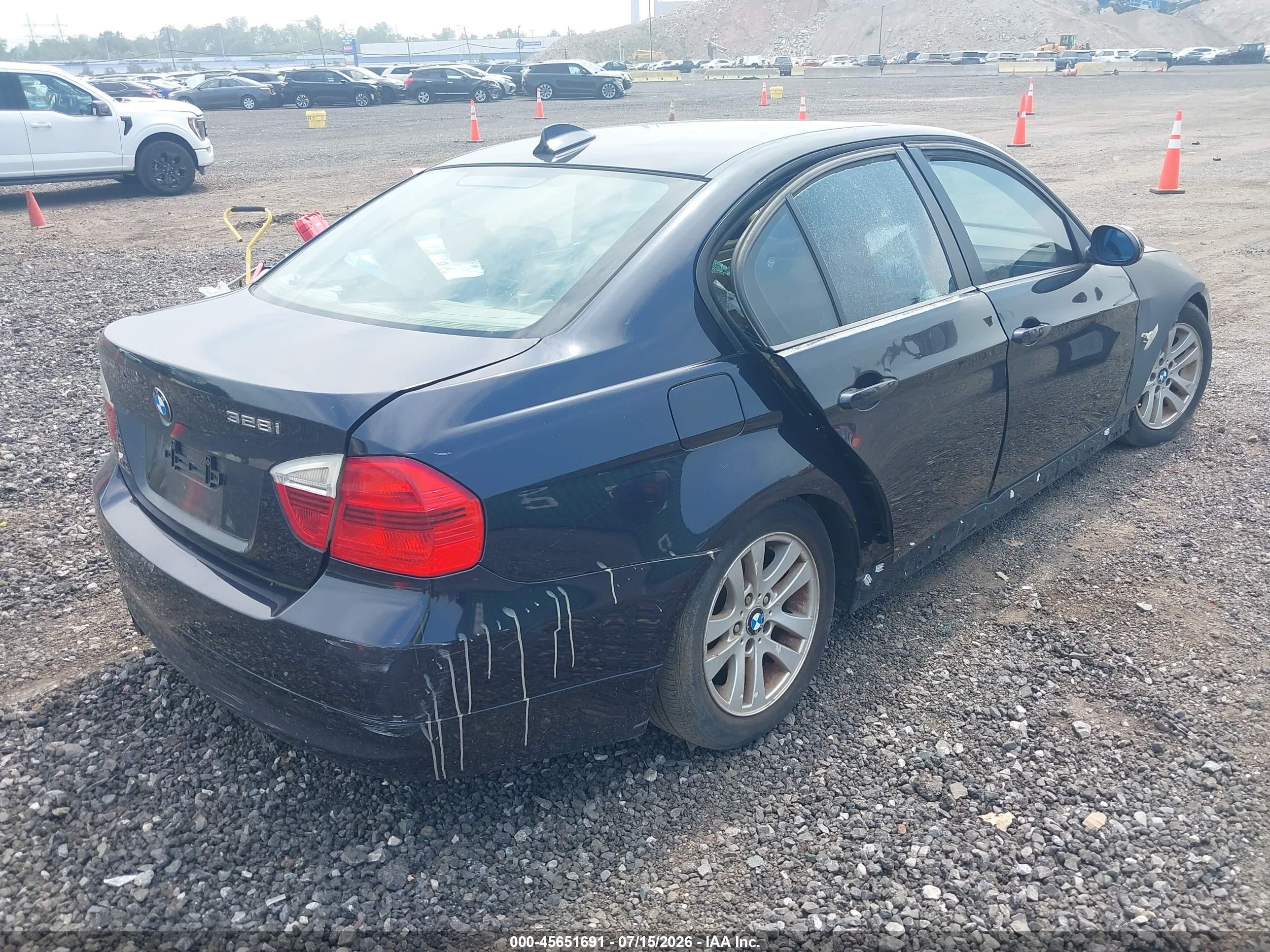 2008 Bmw 328i   Черный vin: WBAVC53558FZ83166