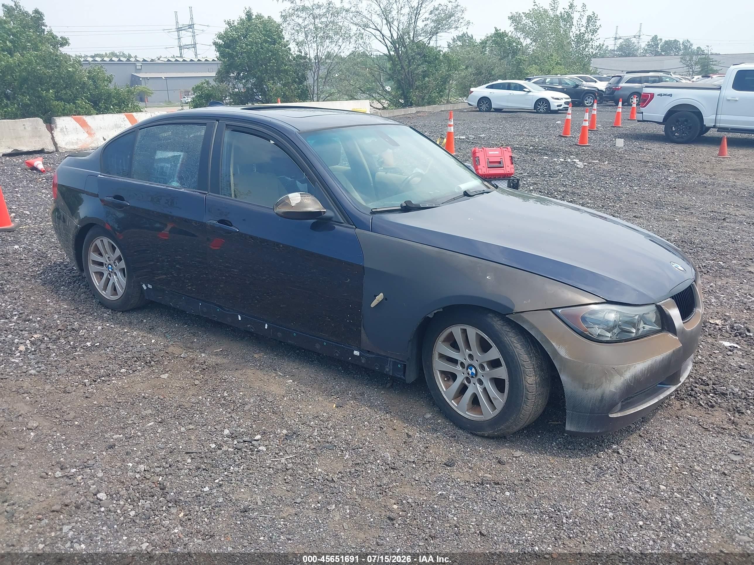 2008 Bmw 328i   Черный vin: WBAVC53558FZ83166