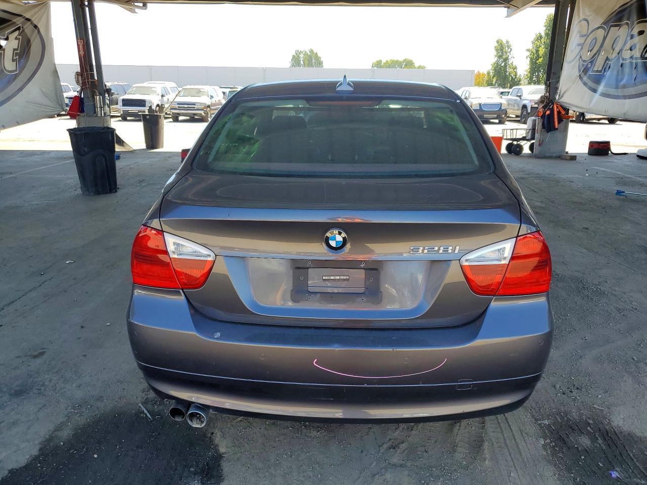 2008 Bmw 328 I Sulev Gray vin: WBAVC53558FZ89730