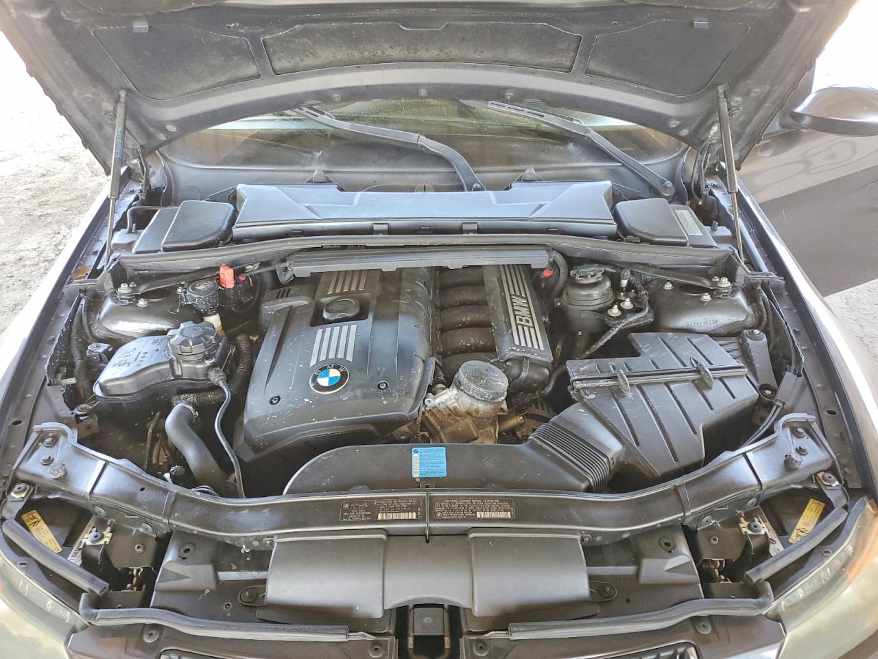 2008 Bmw 328 I Sulev Gray vin: WBAVC53558FZ89730