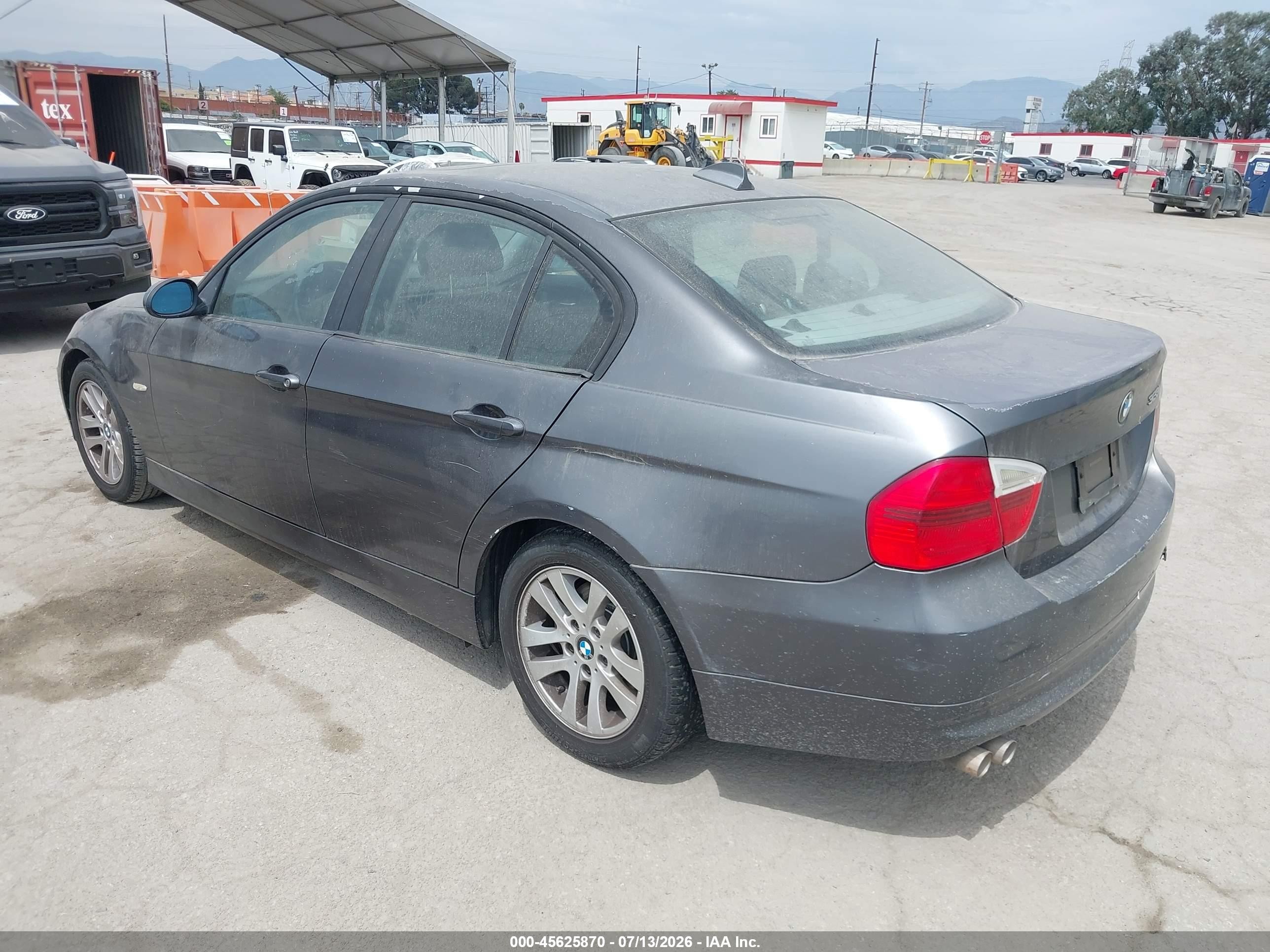 2007 Bmw 328i   Gray vin: WBAVC53567FZ78041