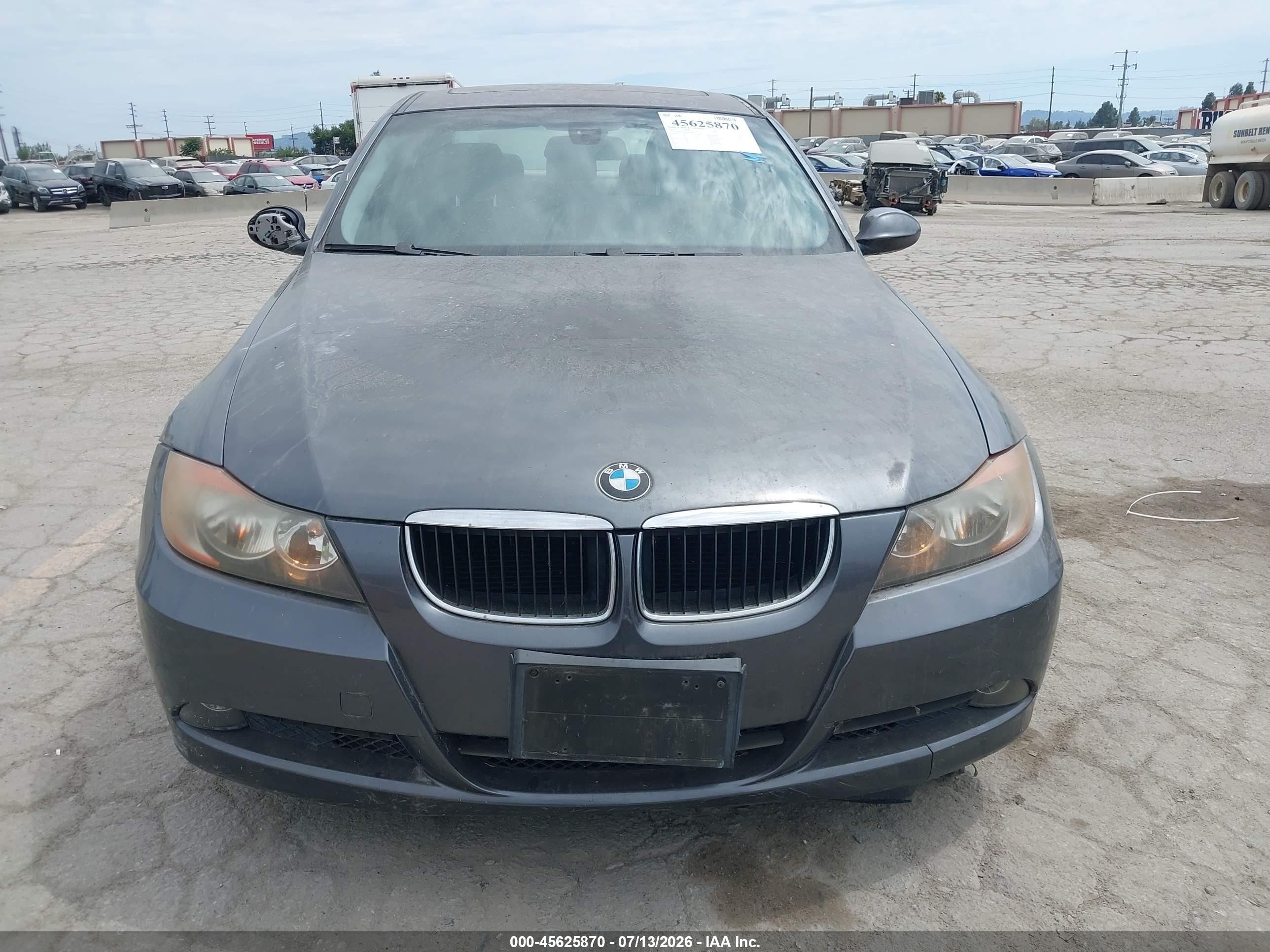 2007 Bmw 328i   Gray vin: WBAVC53567FZ78041