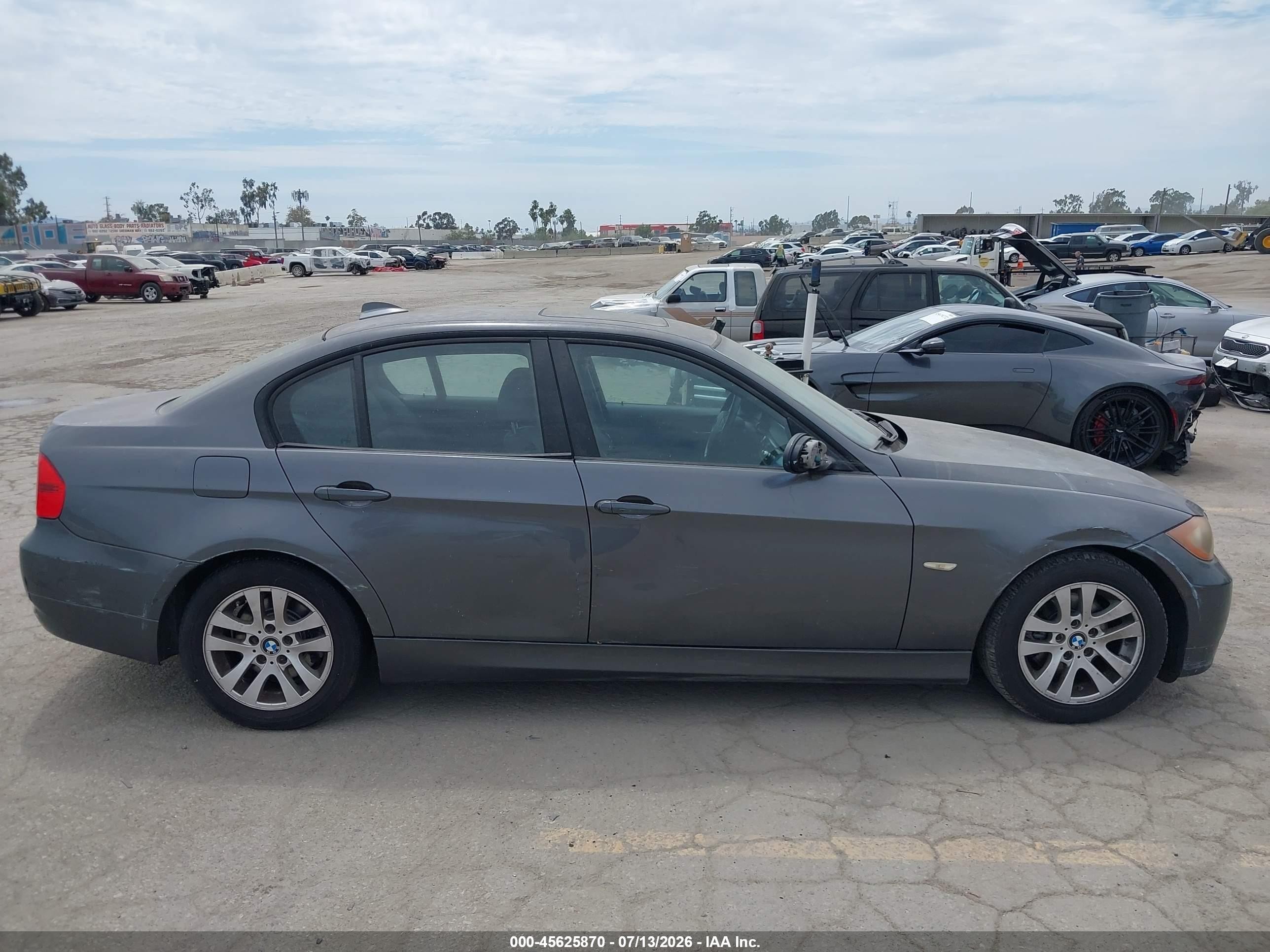 2007 Bmw 328i   Gray vin: WBAVC53567FZ78041