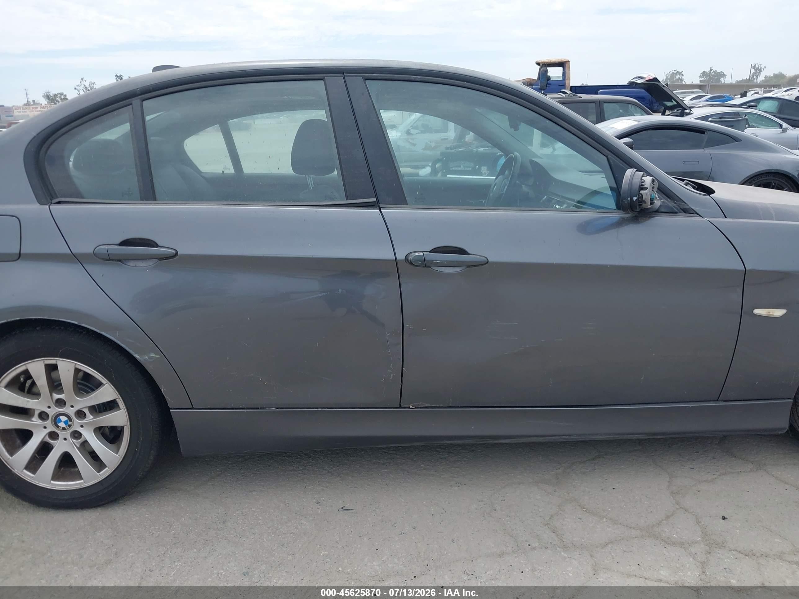 2007 Bmw 328i   Gray vin: WBAVC53567FZ78041