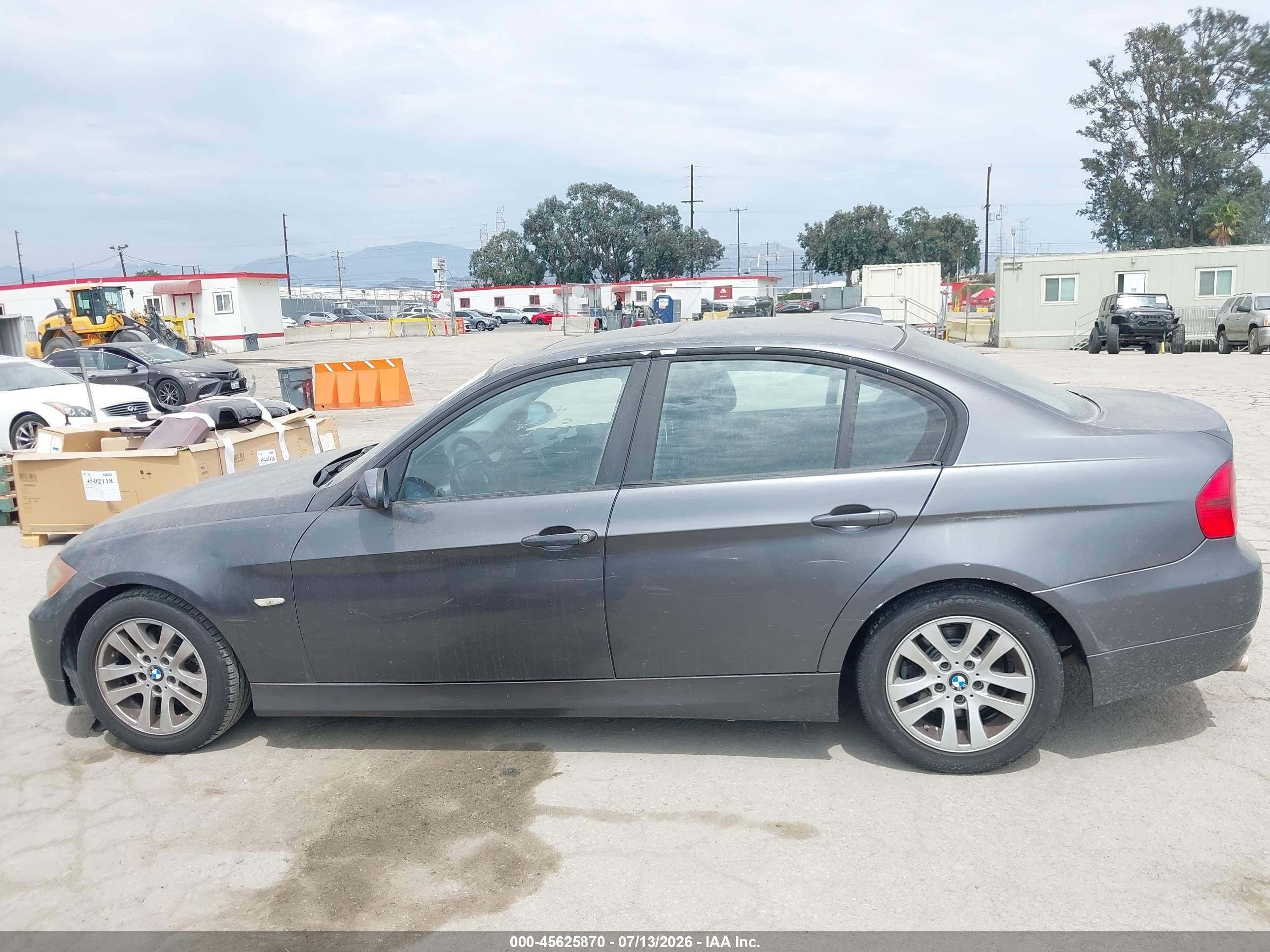 2007 Bmw 328i   Gray vin: WBAVC53567FZ78041