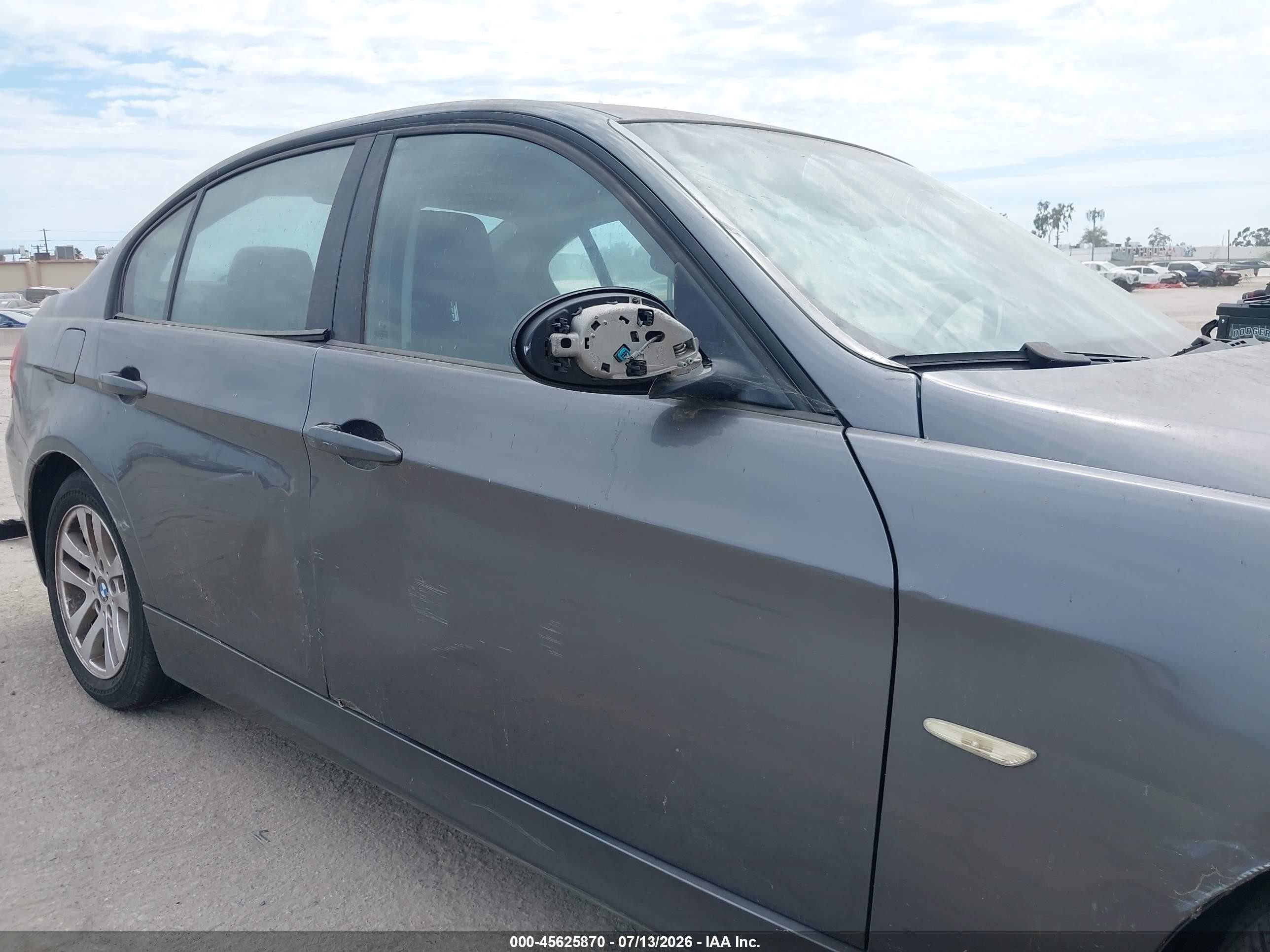 2007 Bmw 328i   Gray vin: WBAVC53567FZ78041
