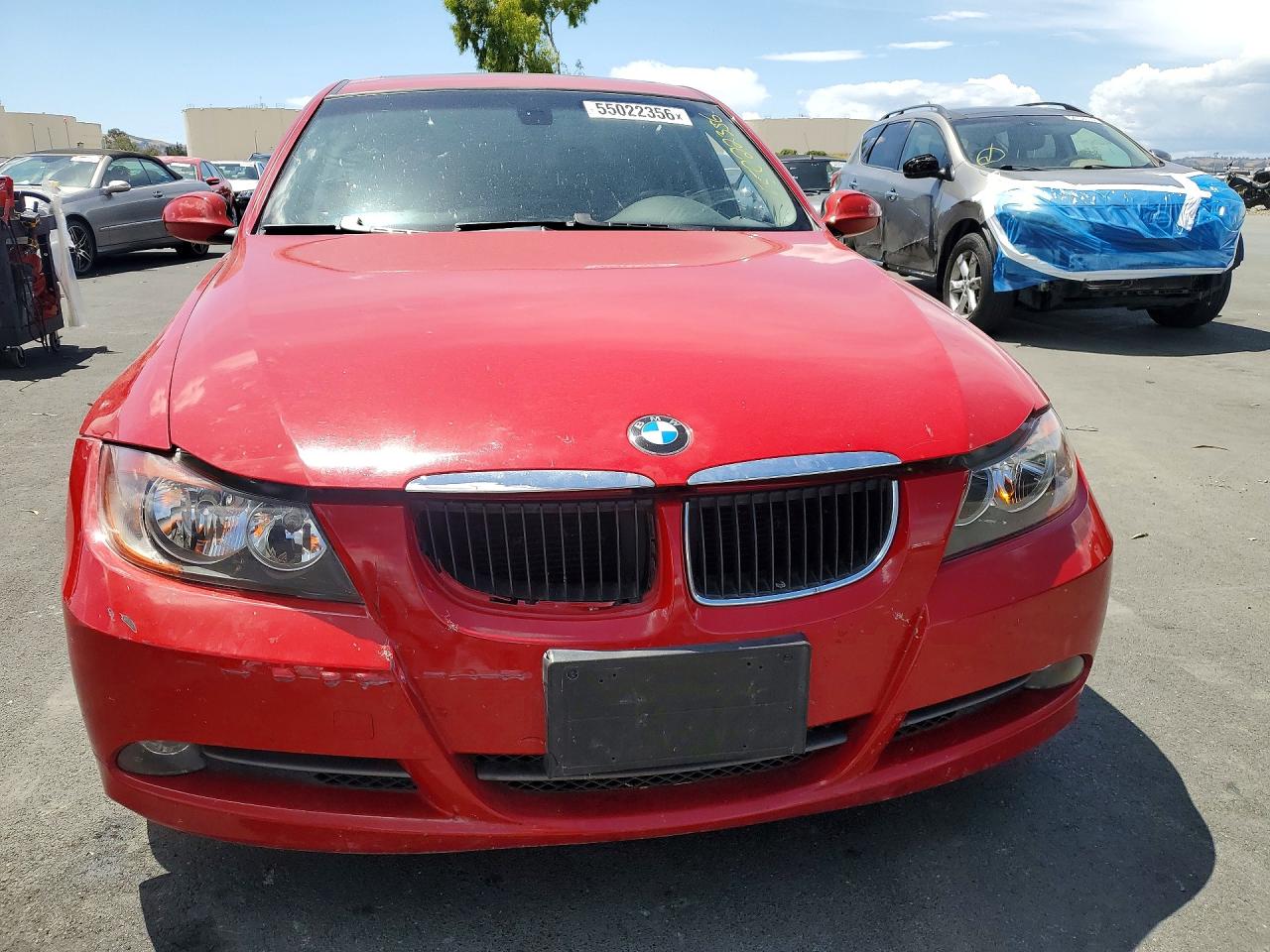 2008 Bmw 328 I Sulev Red vin: WBAVC53568F009373