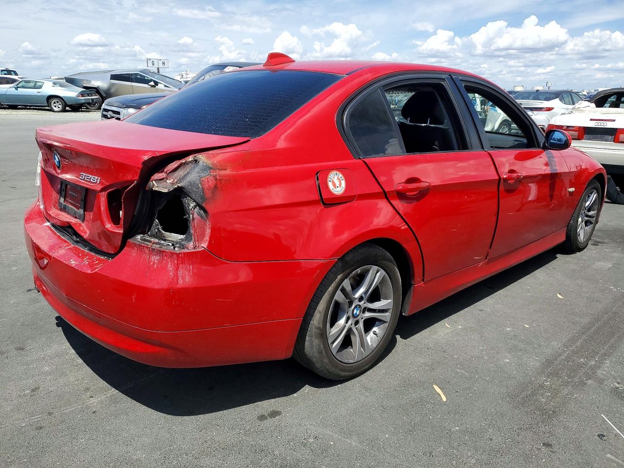 2008 Bmw 328 I Sulev Red vin: WBAVC53568F009373