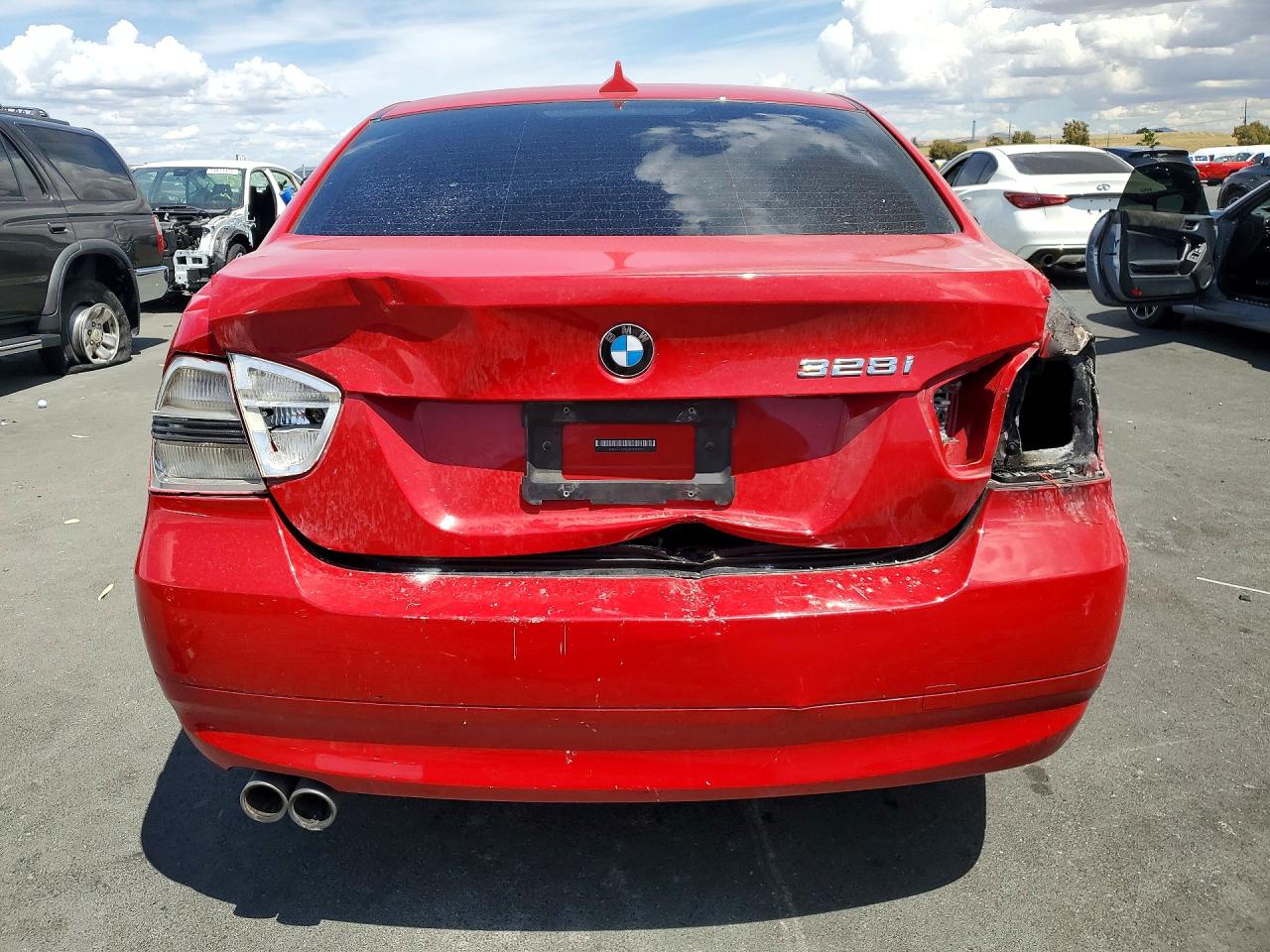 2008 Bmw 328 I Sulev Red vin: WBAVC53568F009373
