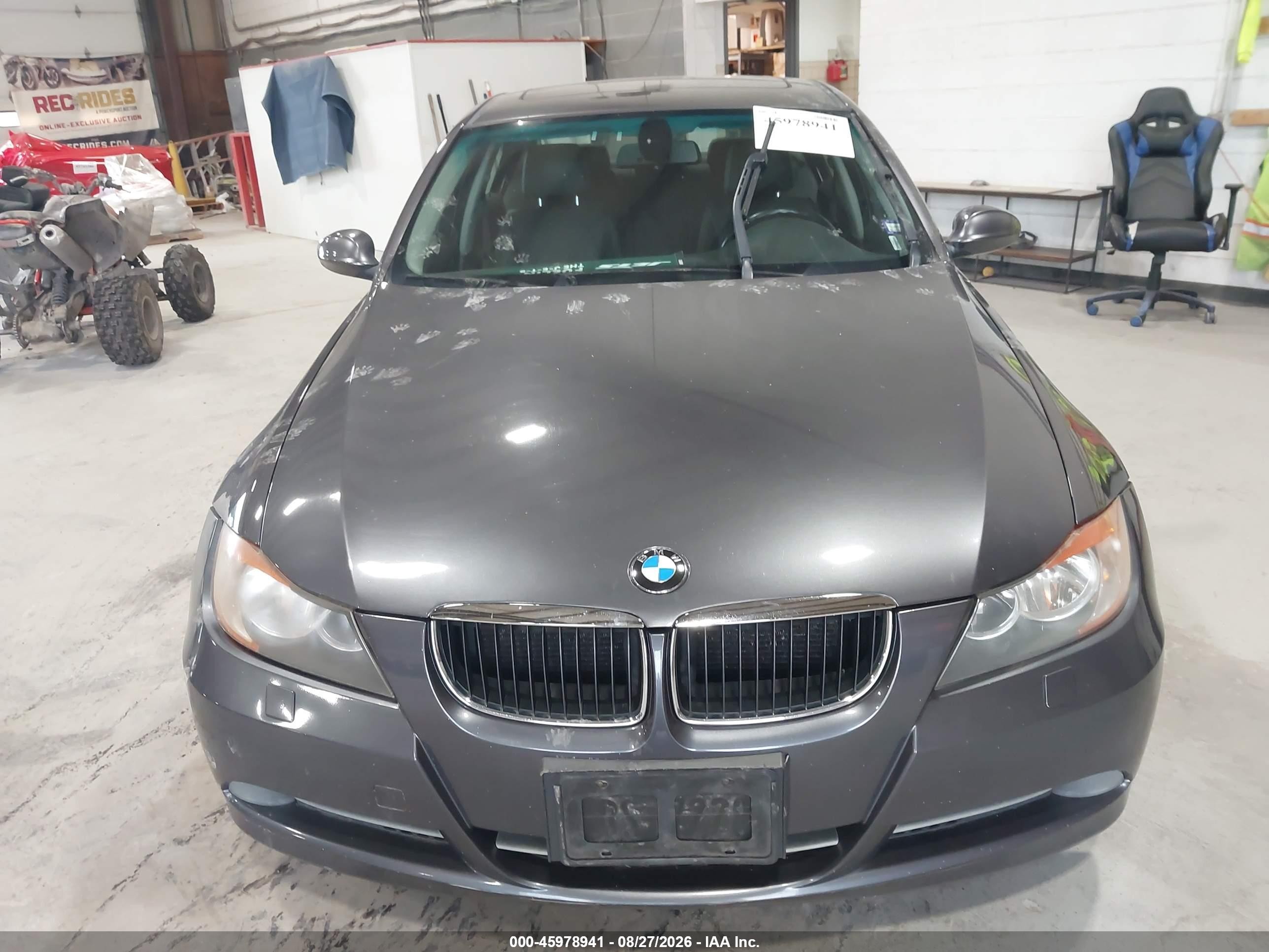 2008 Bmw 328i   Gray vin: WBAVC53568F010362