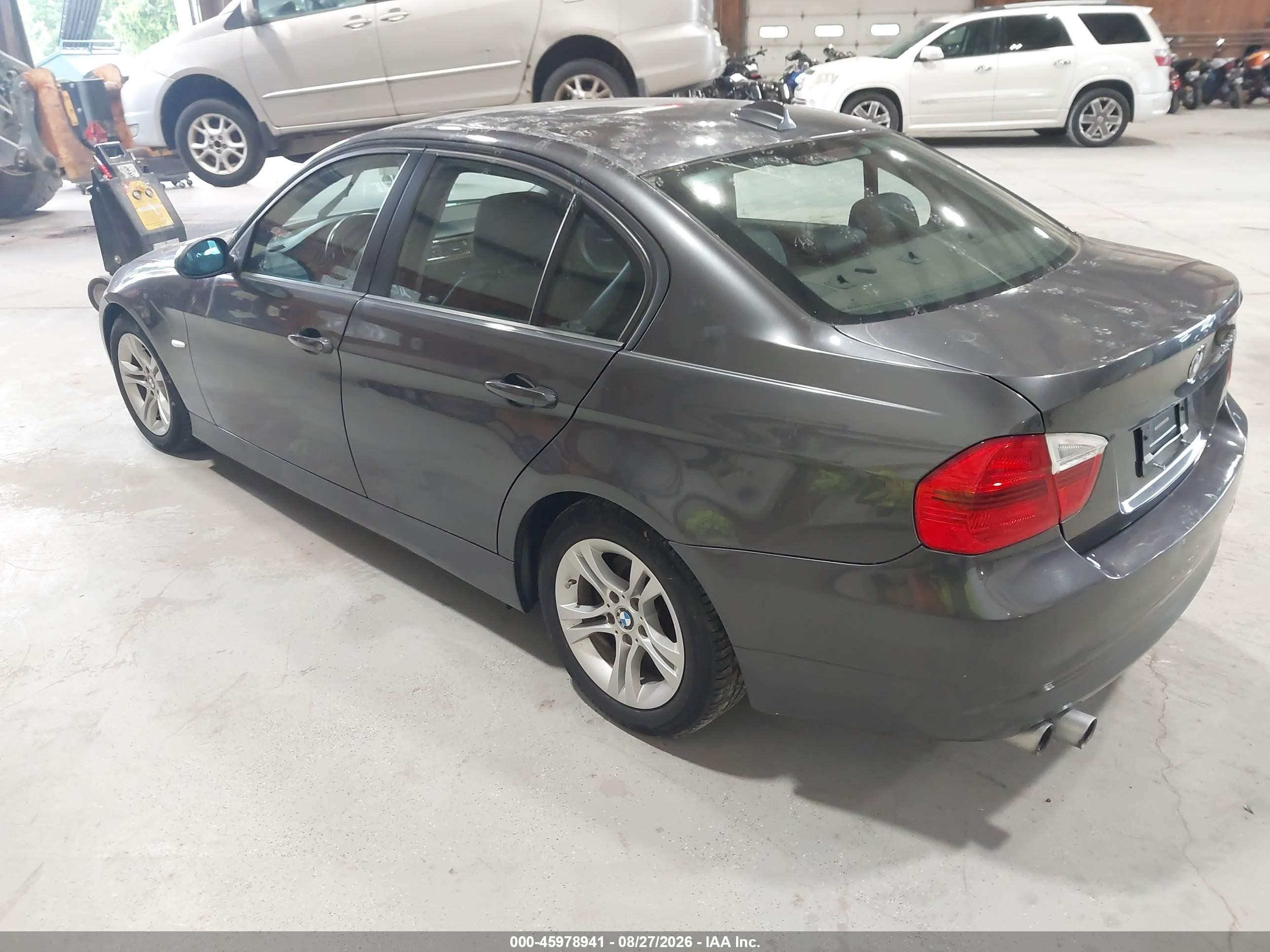 2008 Bmw 328i   Gray vin: WBAVC53568F010362