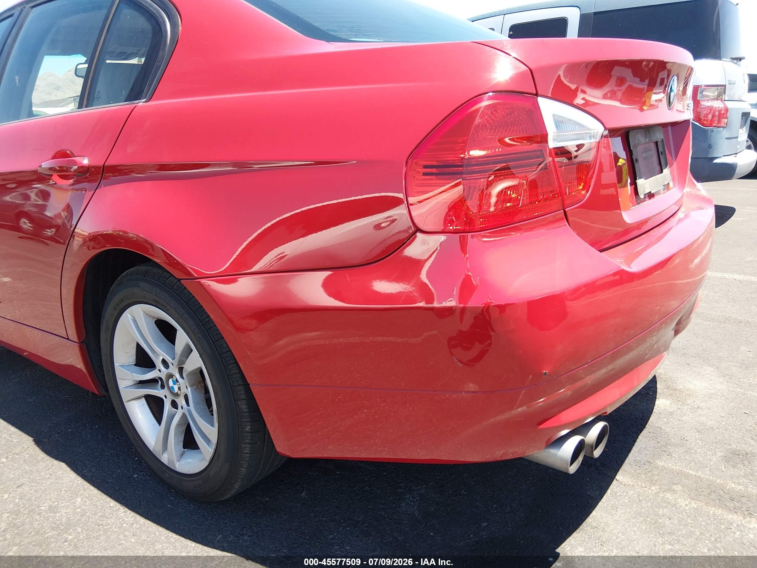 2008 Bmw 328i   Red vin: WBAVC53568FZ83015