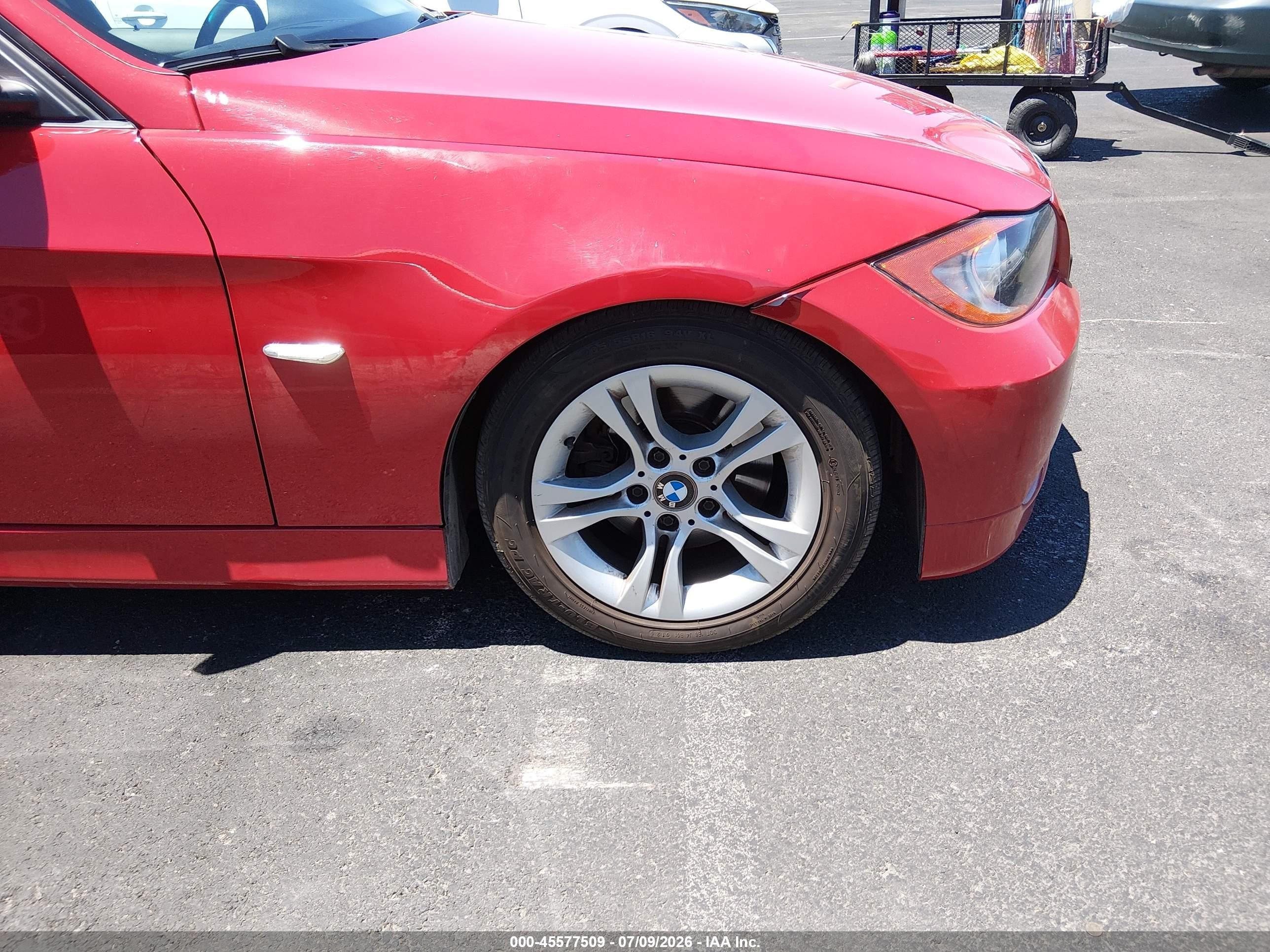 2008 Bmw 328i   Red vin: WBAVC53568FZ83015