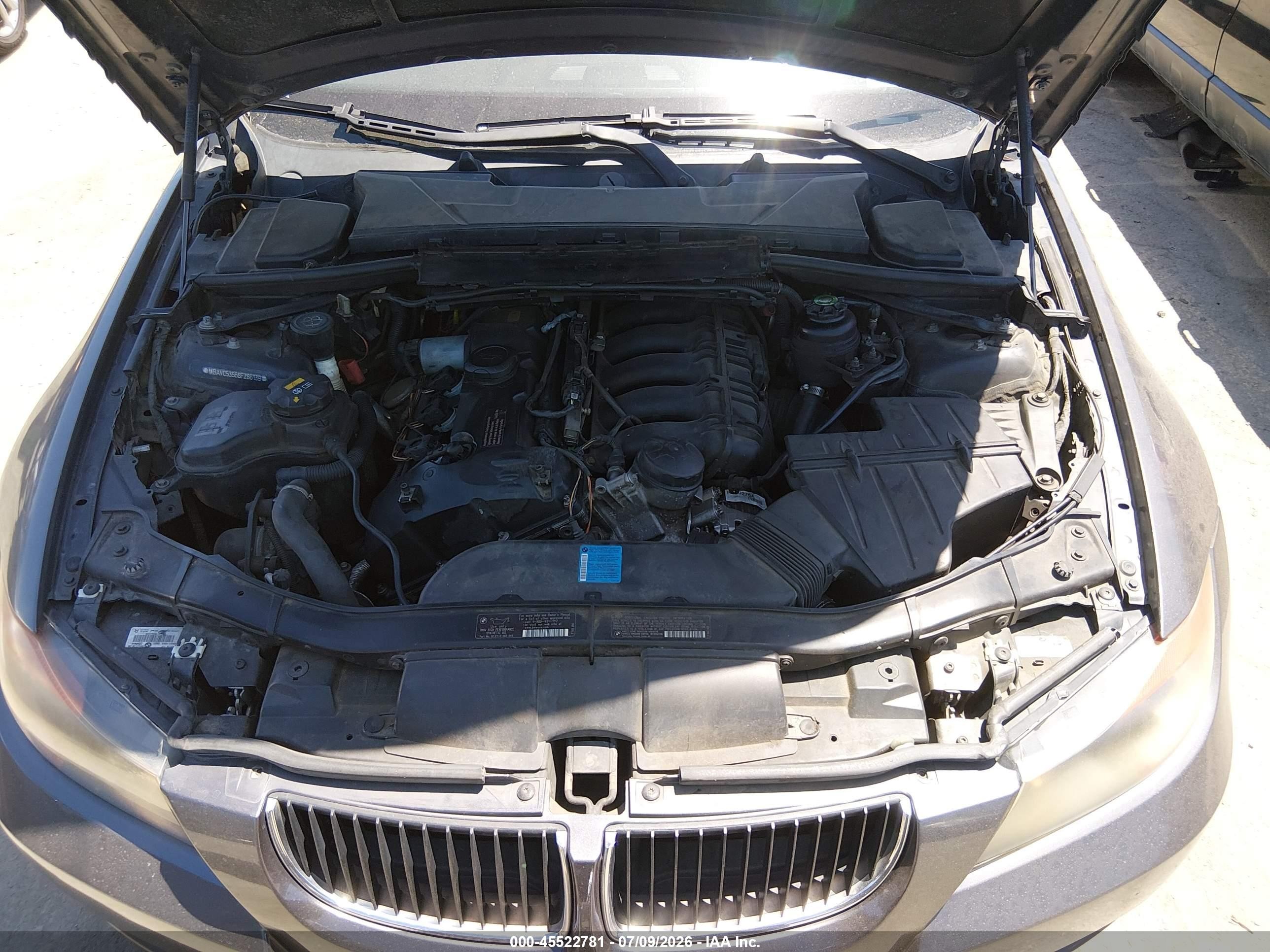 2008 Bmw 328i   Gray vin: WBAVC53568FZ86139