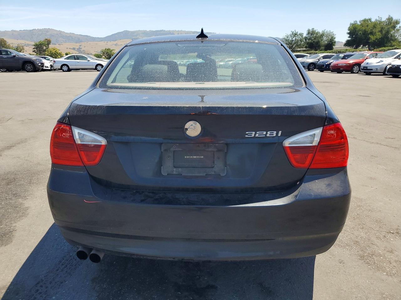 2007 Bmw 328 I Sulev Black vin: WBAVC53577FZ70708