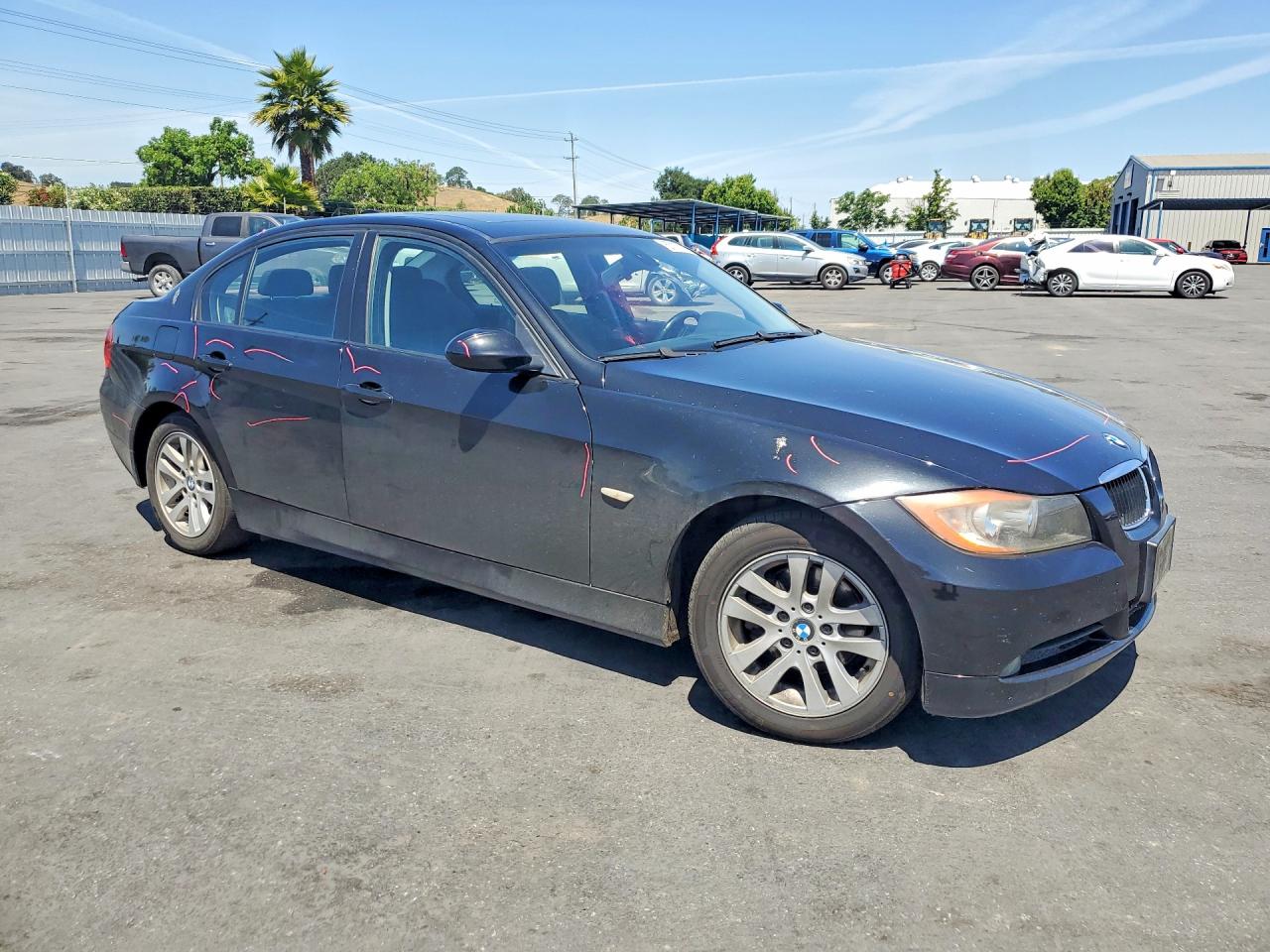 2007 Bmw 328 I Sulev Black vin: WBAVC53577FZ70708