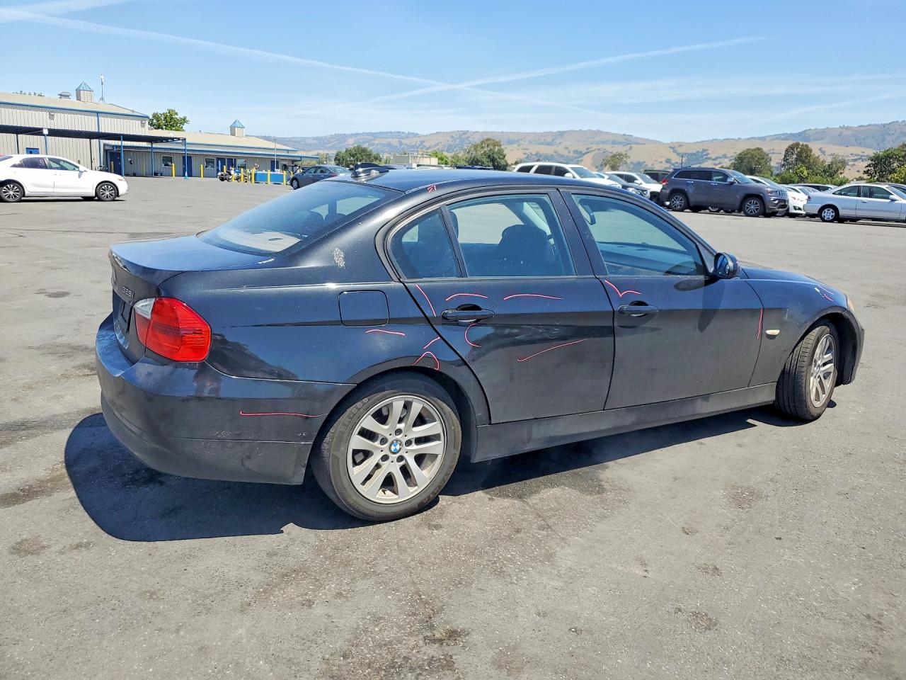2007 Bmw 328 I Sulev Black vin: WBAVC53577FZ70708