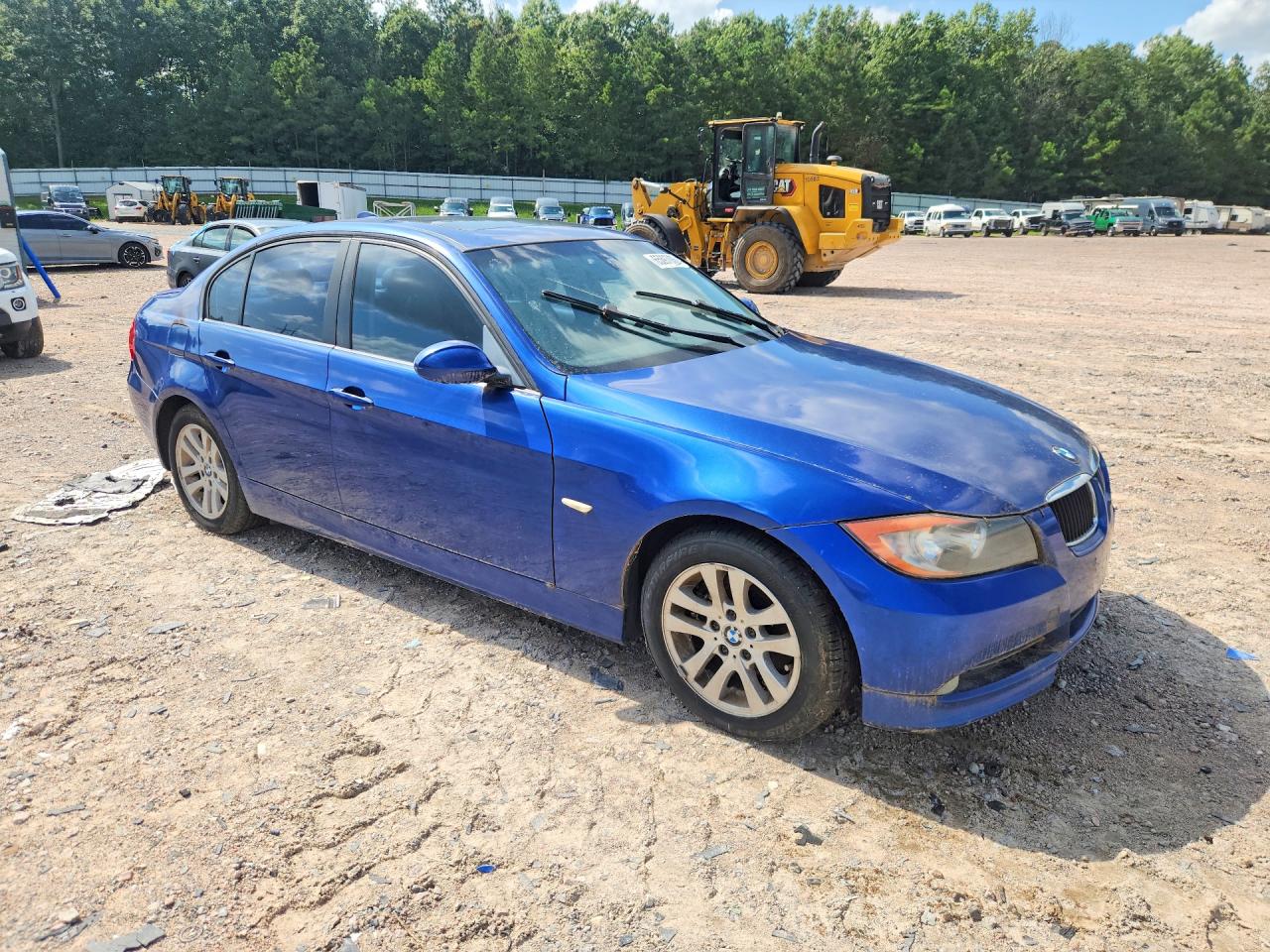 2007 Bmw 328 I Sulev Синий vin: WBAVC53577FZ75973