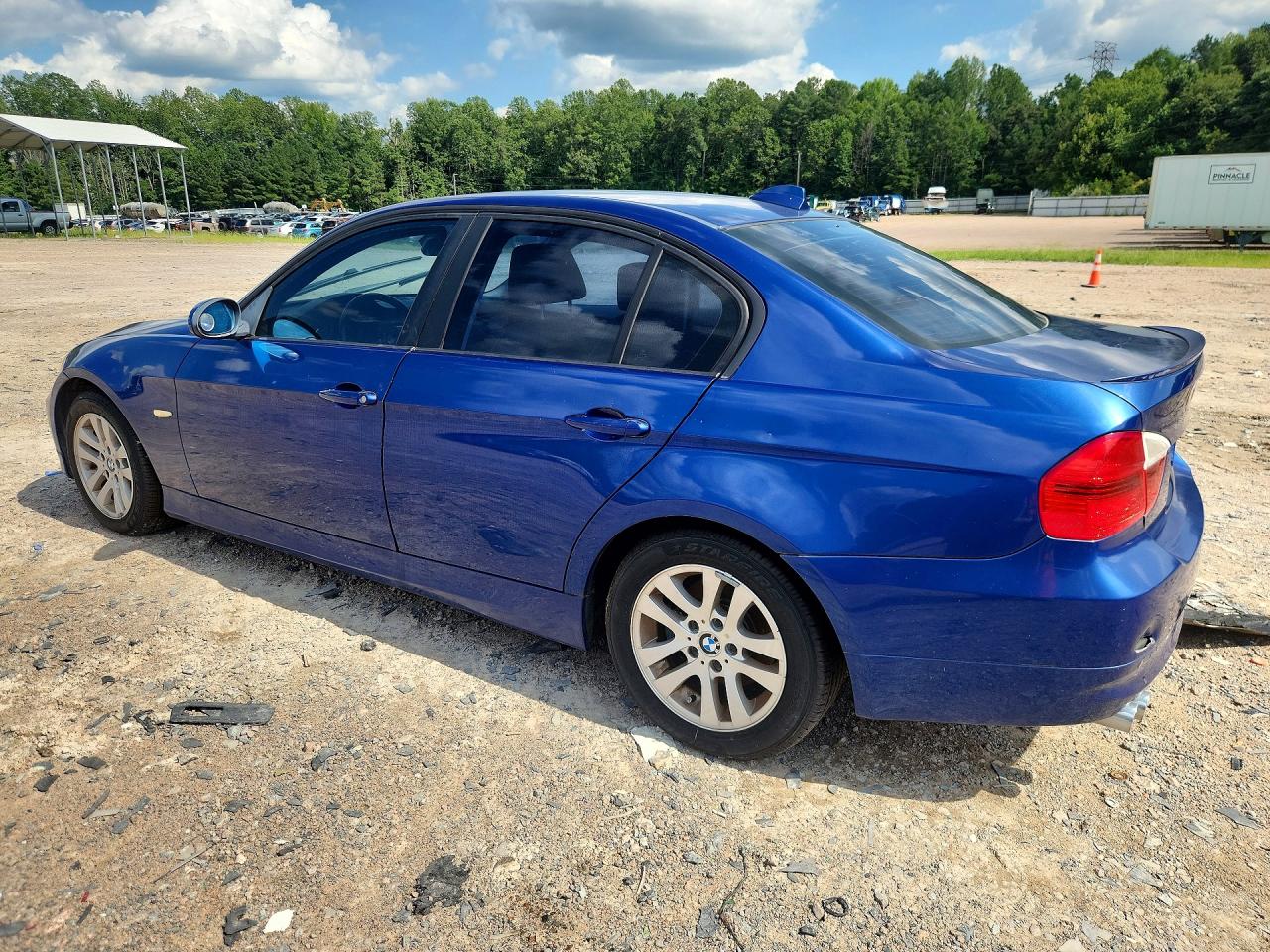 2007 Bmw 328 I Sulev Синий vin: WBAVC53577FZ75973