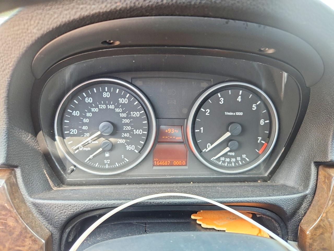 2007 Bmw 328 I Sulev Синий vin: WBAVC53577FZ75973