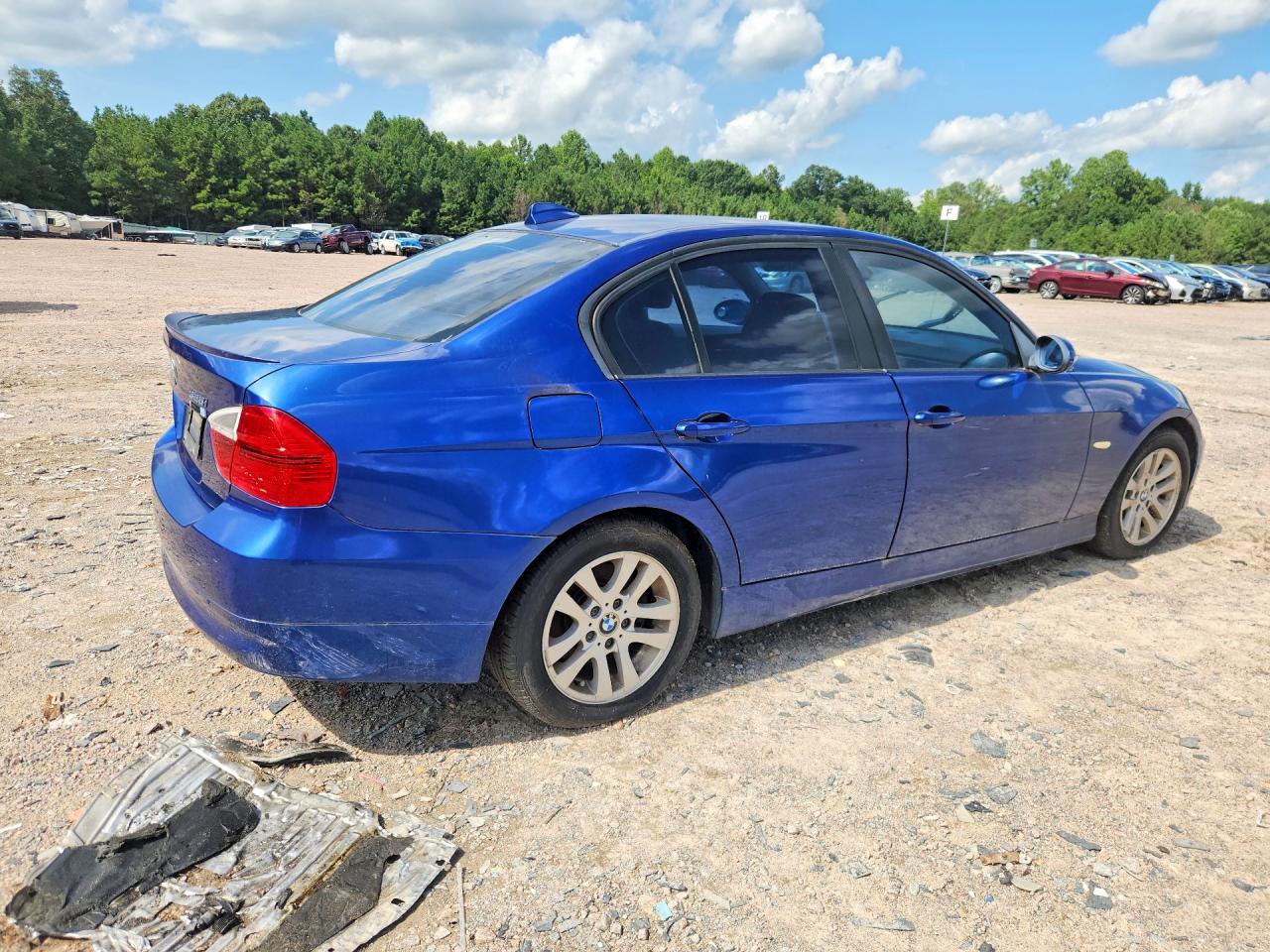 2007 Bmw 328 I Sulev Синий vin: WBAVC53577FZ75973