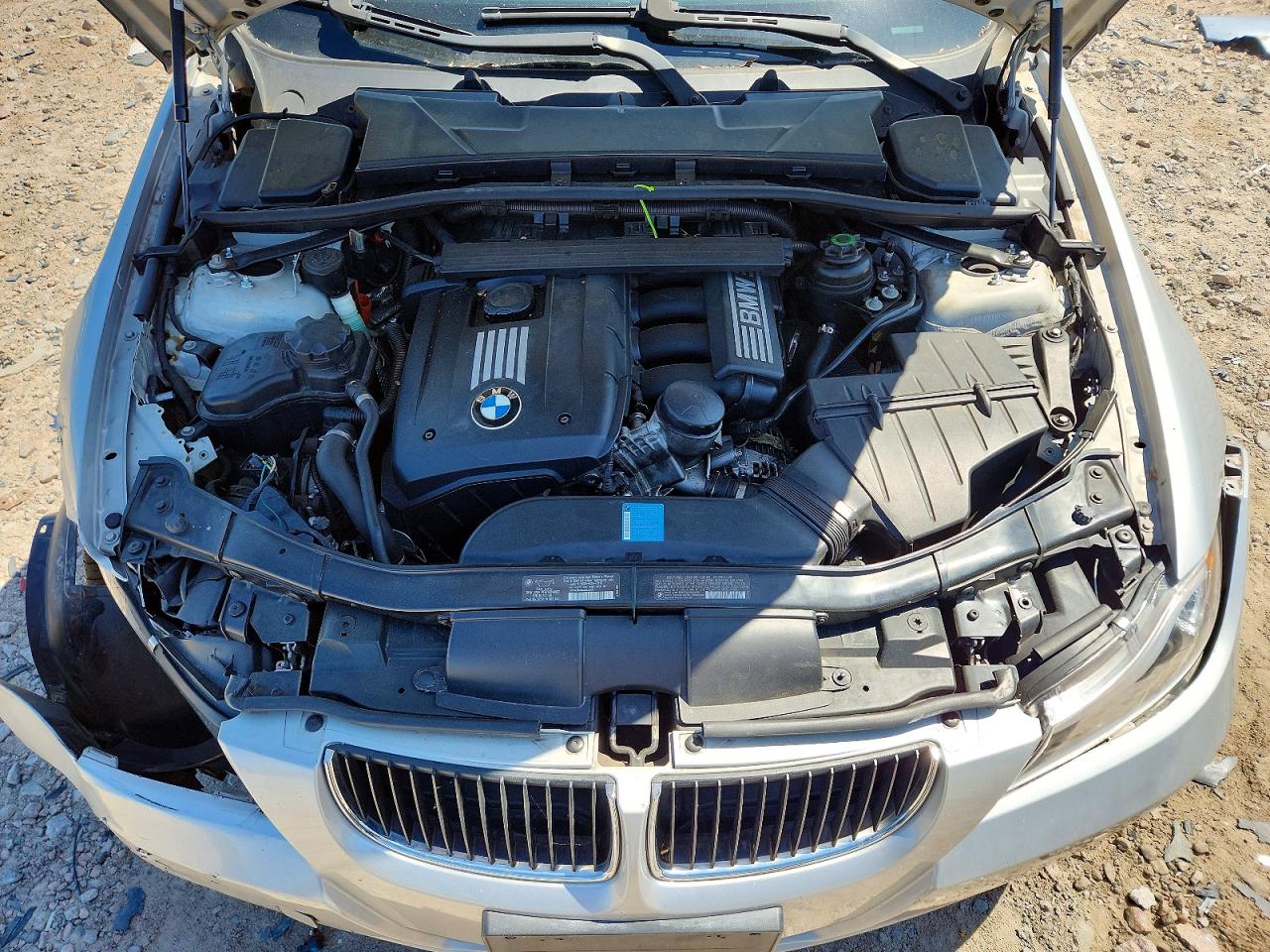2008 Bmw 328 I Sulev Silver vin: WBAVC53578FZ85114