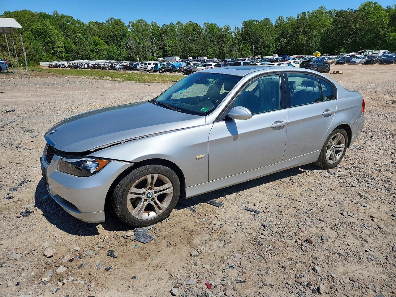 2008 Bmw 328 I Sulev Silver vin: WBAVC53578FZ85114