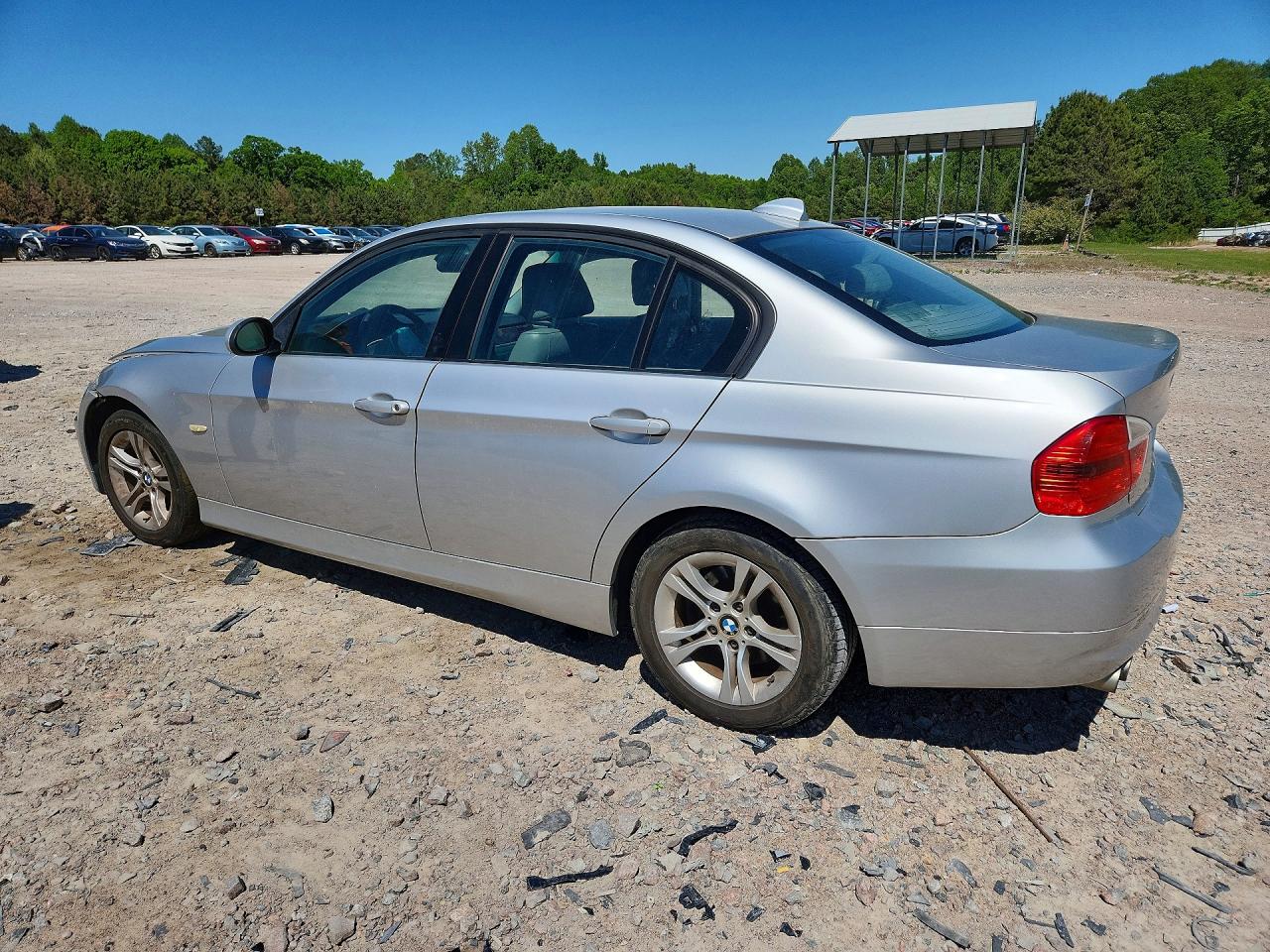2008 Bmw 328 I Sulev Silver vin: WBAVC53578FZ85114