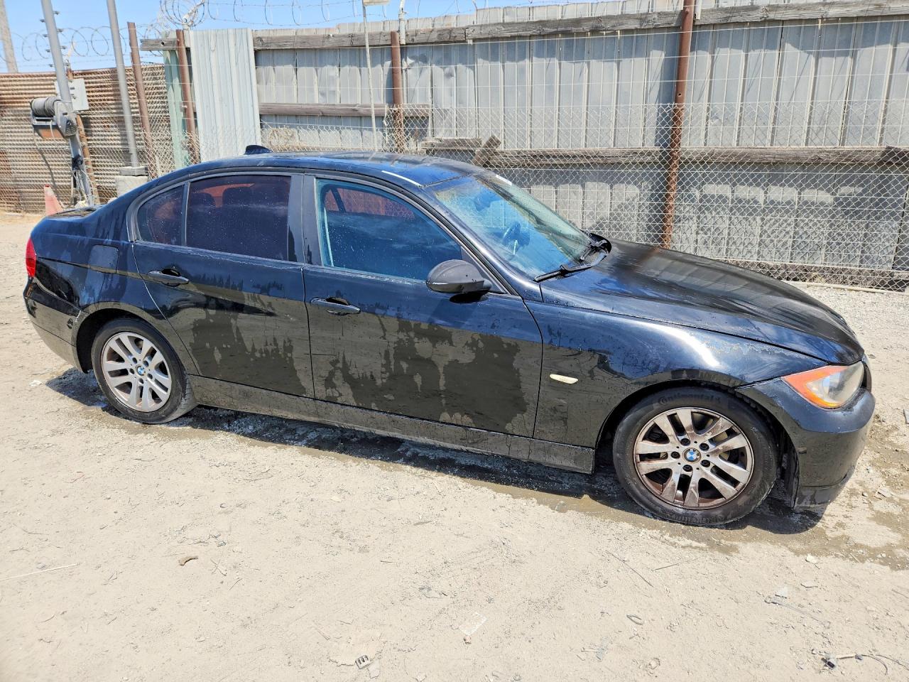2007 Bmw 328 I Sulev Black vin: WBAVC53587FZ73780