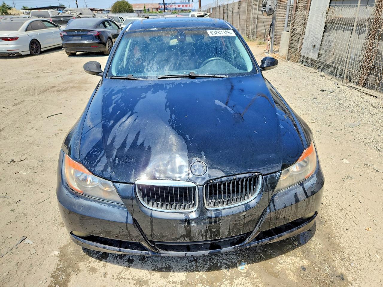 2007 Bmw 328 I Sulev Black vin: WBAVC53587FZ73780