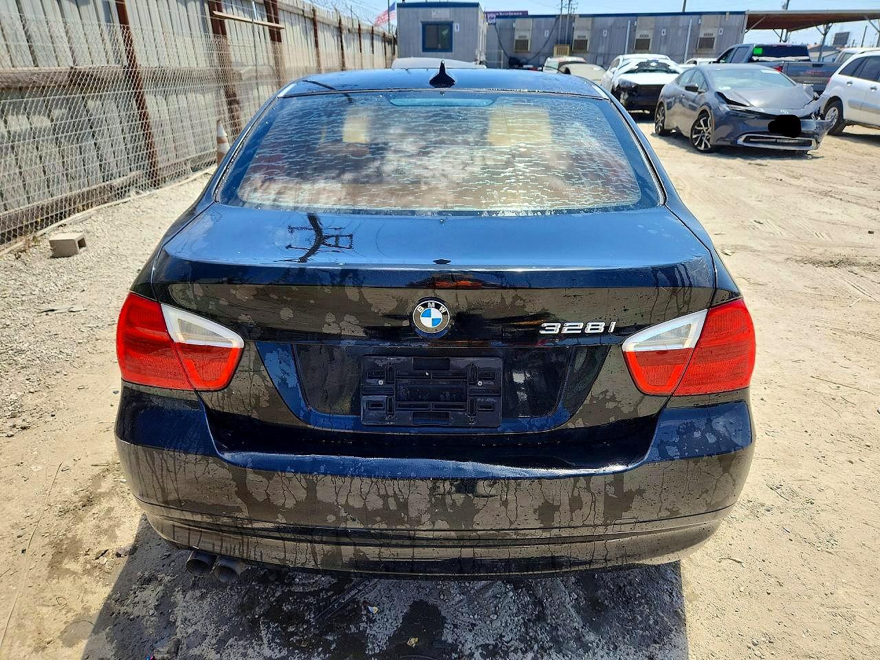 2007 Bmw 328 I Sulev Black vin: WBAVC53587FZ73780