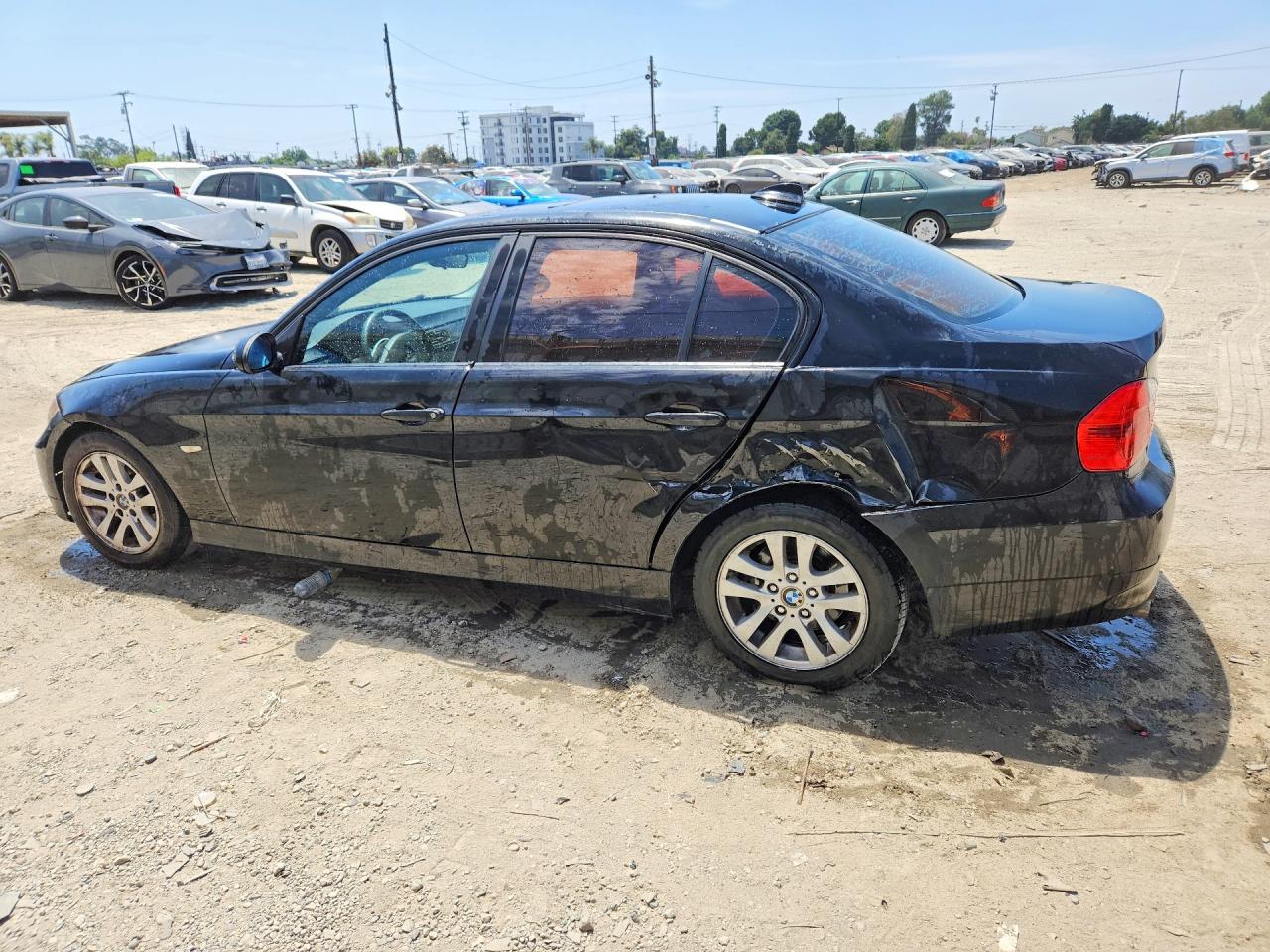2007 Bmw 328 I Sulev Black vin: WBAVC53587FZ73780