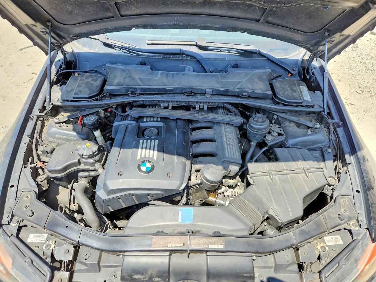 2007 Bmw 328 I Sulev Black vin: WBAVC53587FZ73780