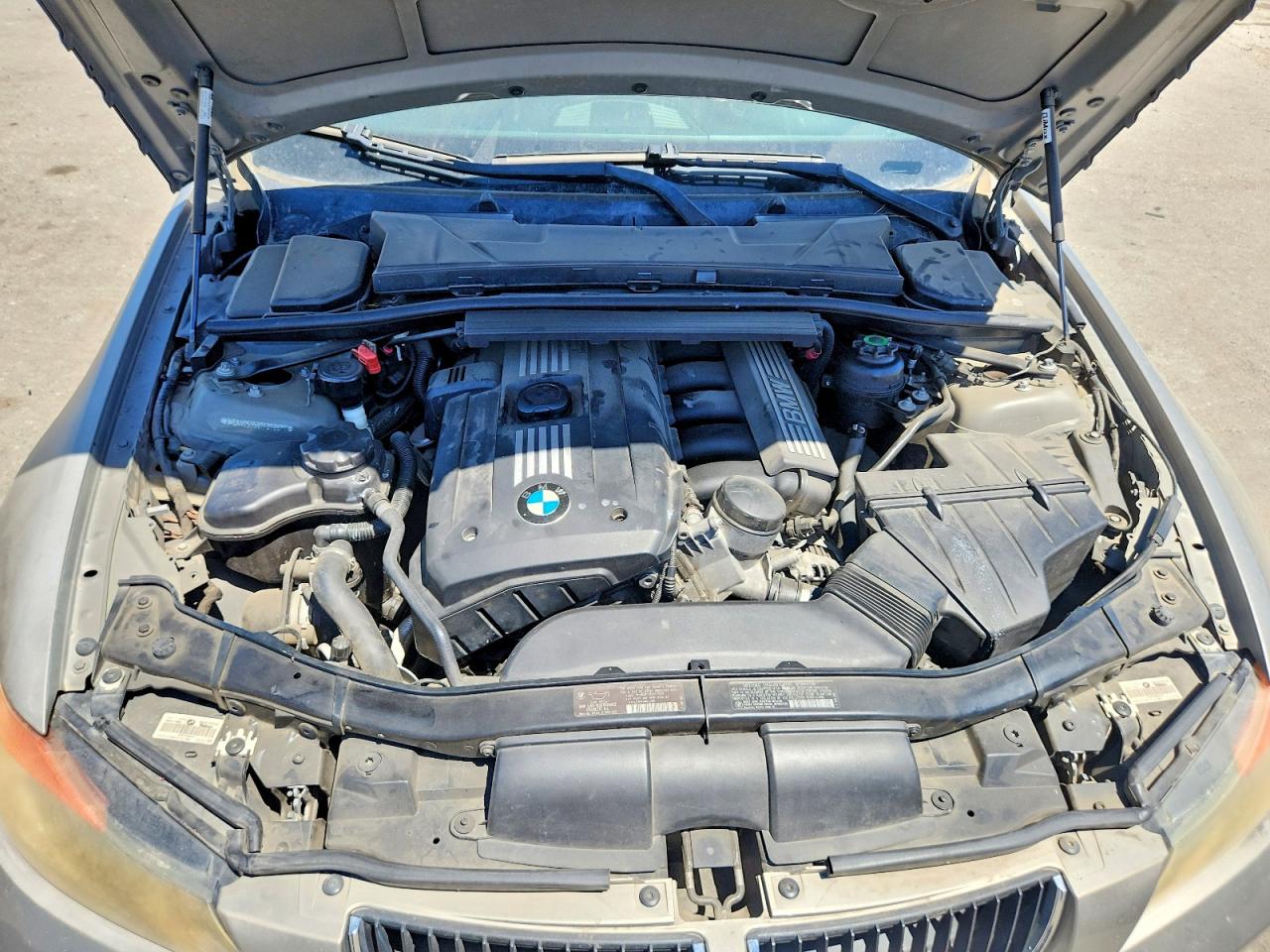 2007 Bmw 328 I Sulev Silver vin: WBAVC53587FZ79577