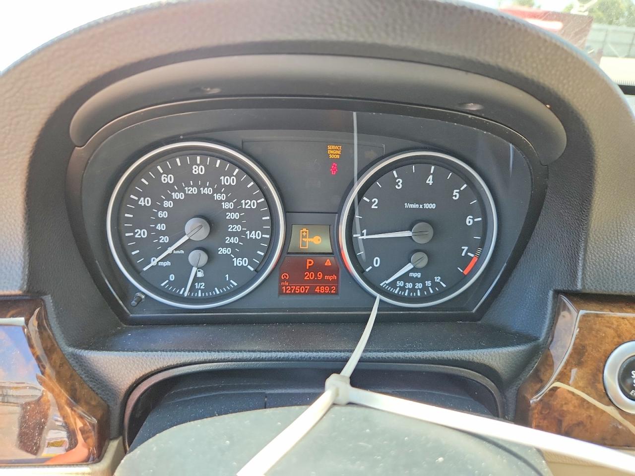 2007 Bmw 328 I Sulev Silver vin: WBAVC53587FZ79577