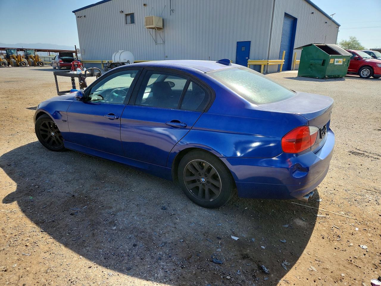2007 Bmw 328 I Sulev Blue vin: WBAVC53587FZ79661