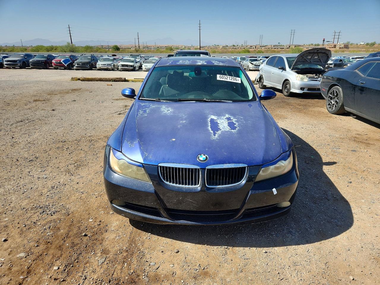 2007 Bmw 328 I Sulev Blue vin: WBAVC53587FZ79661