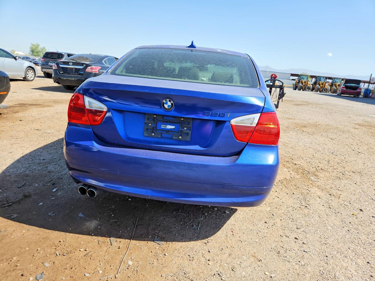 2007 Bmw 328 I Sulev Blue vin: WBAVC53587FZ79661