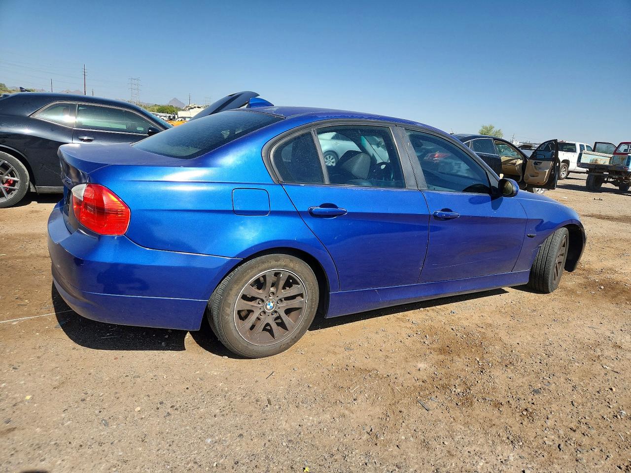 2007 Bmw 328 I Sulev Blue vin: WBAVC53587FZ79661