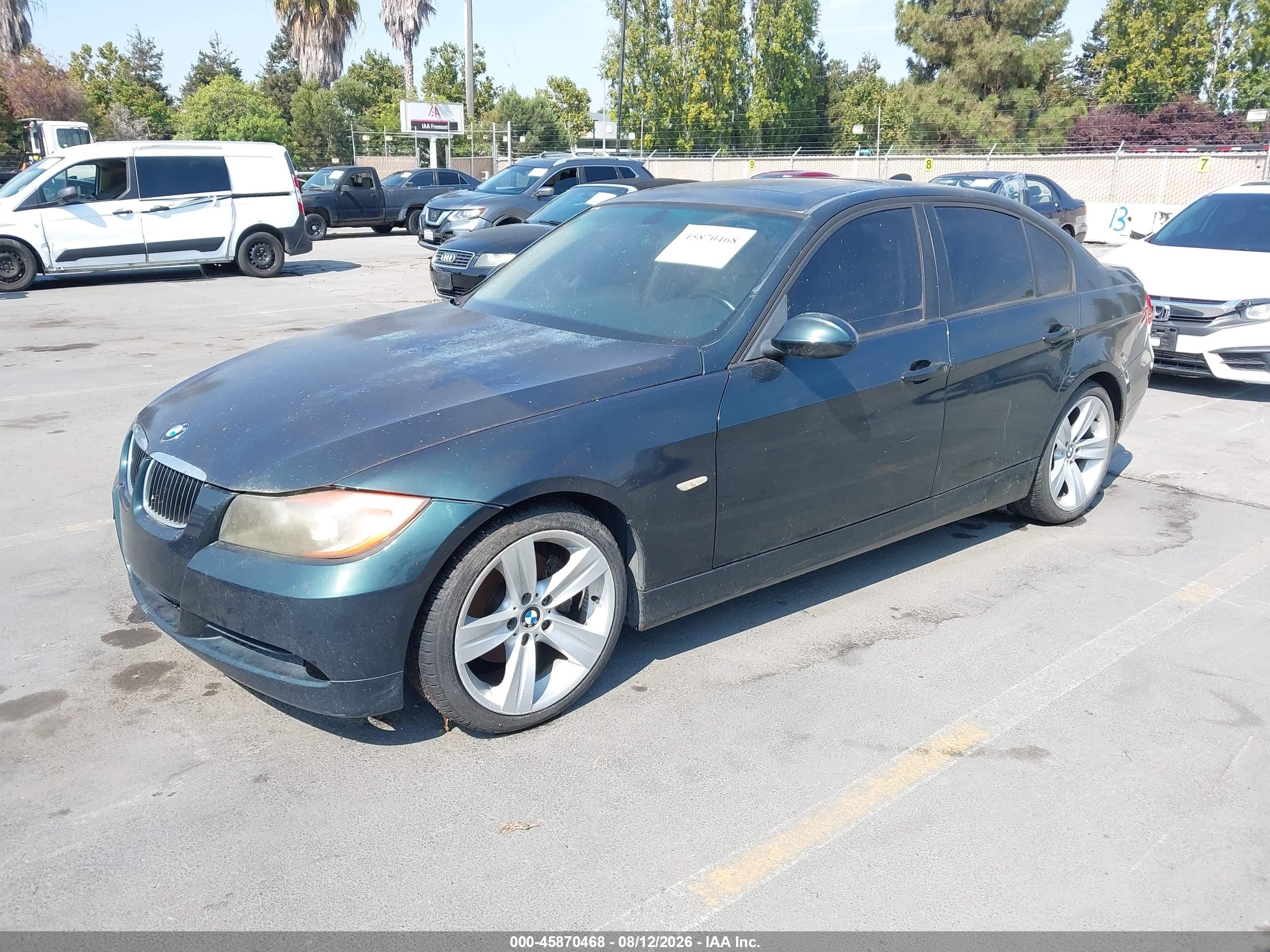 2008 Bmw 328i   Green vin: WBAVC53588FZ83789