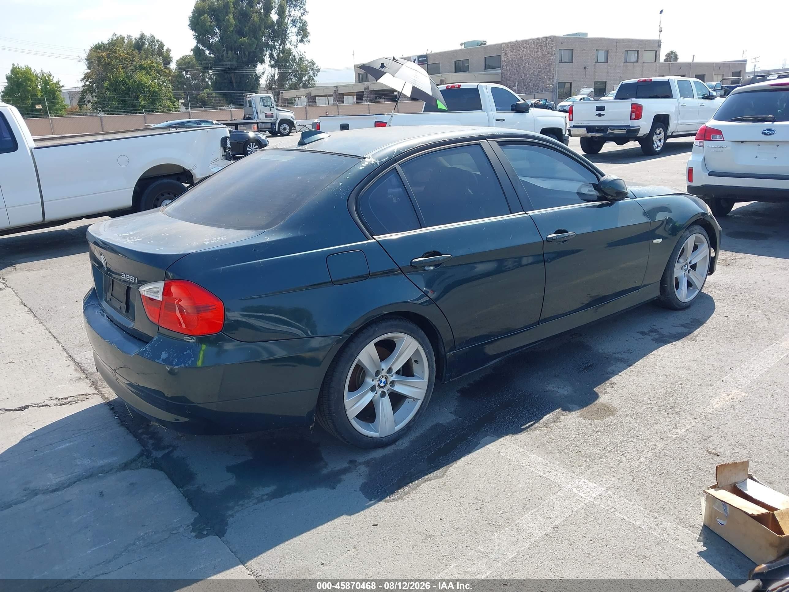 2008 Bmw 328i   Green vin: WBAVC53588FZ83789
