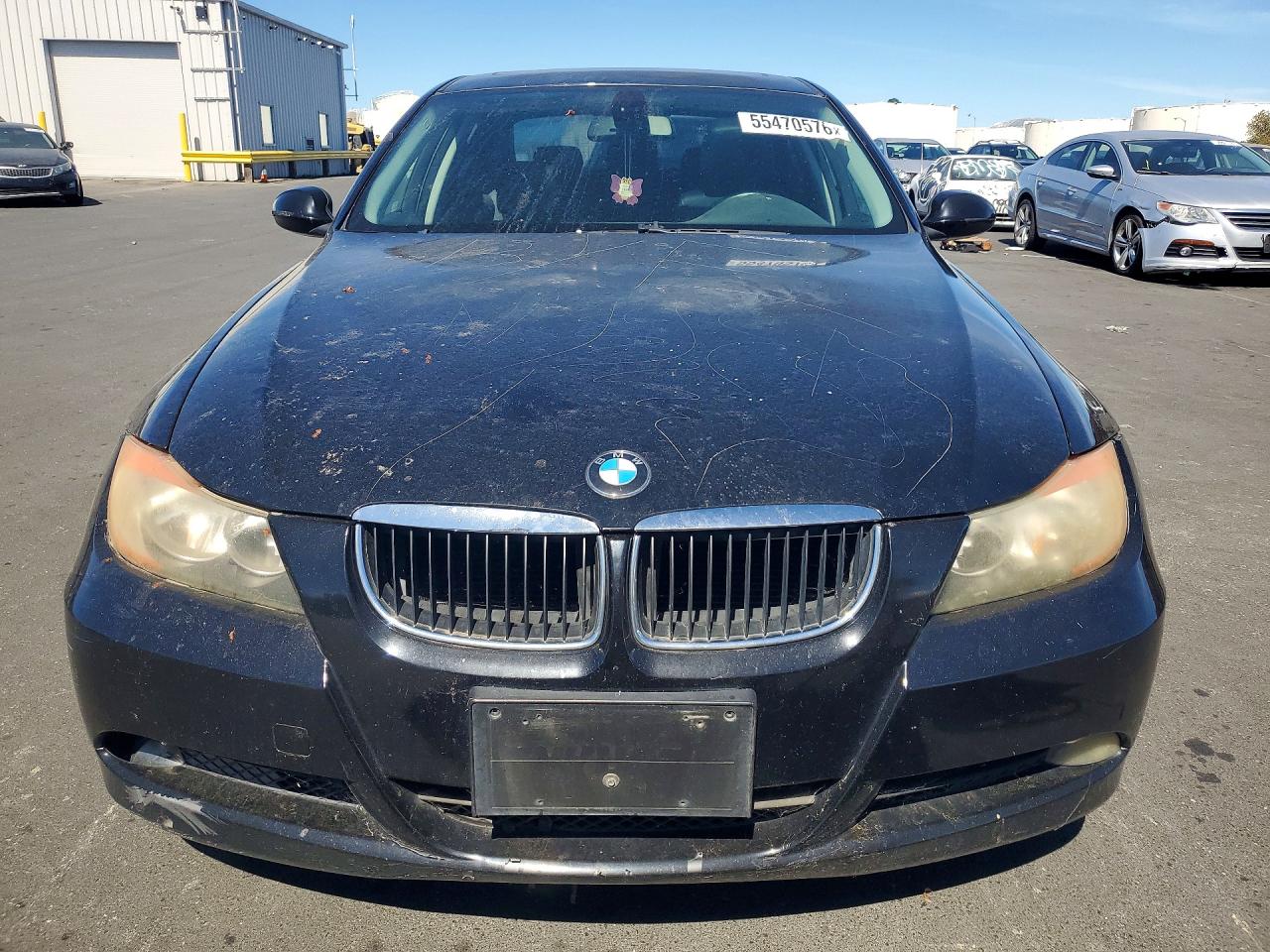 2007 Bmw 328 I Sulev Black vin: WBAVC53597FZ70581