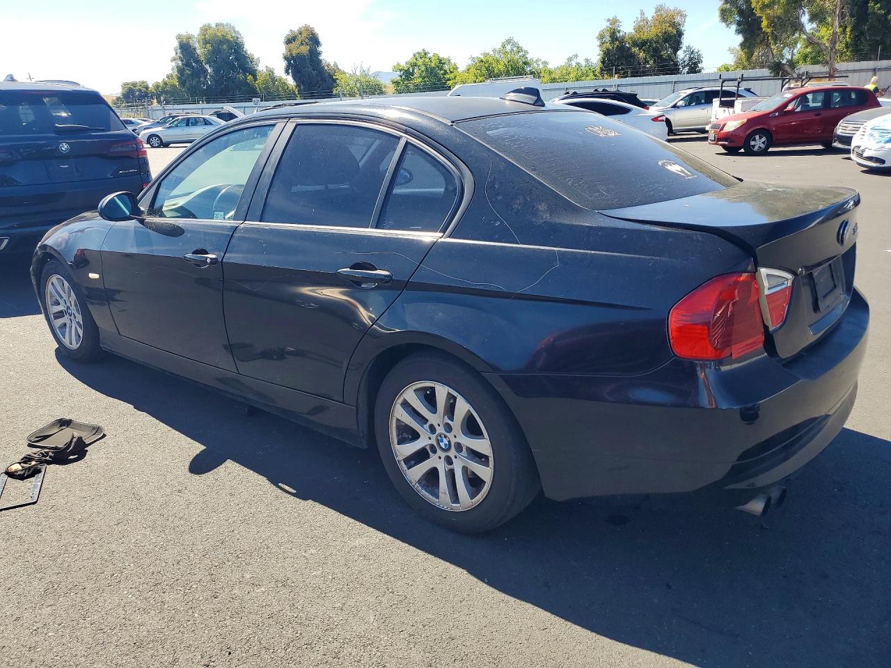 2007 Bmw 328 I Sulev Black vin: WBAVC53597FZ70581