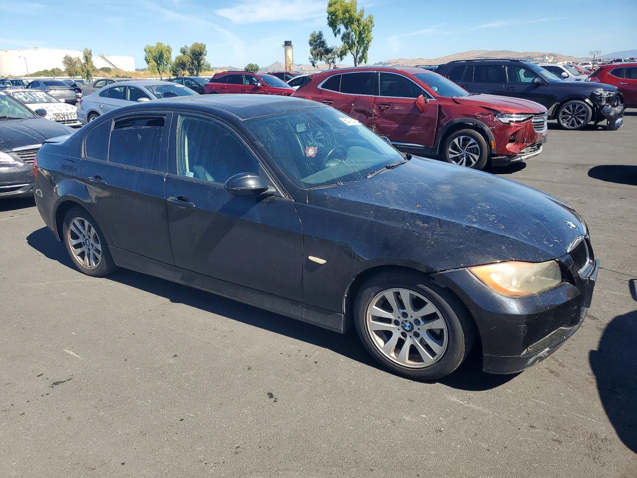 2007 Bmw 328 I Sulev Black vin: WBAVC53597FZ70581