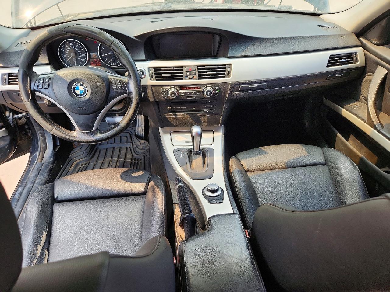 2007 Bmw 328 I Sulev Черный vin: WBAVC53597FZ70743