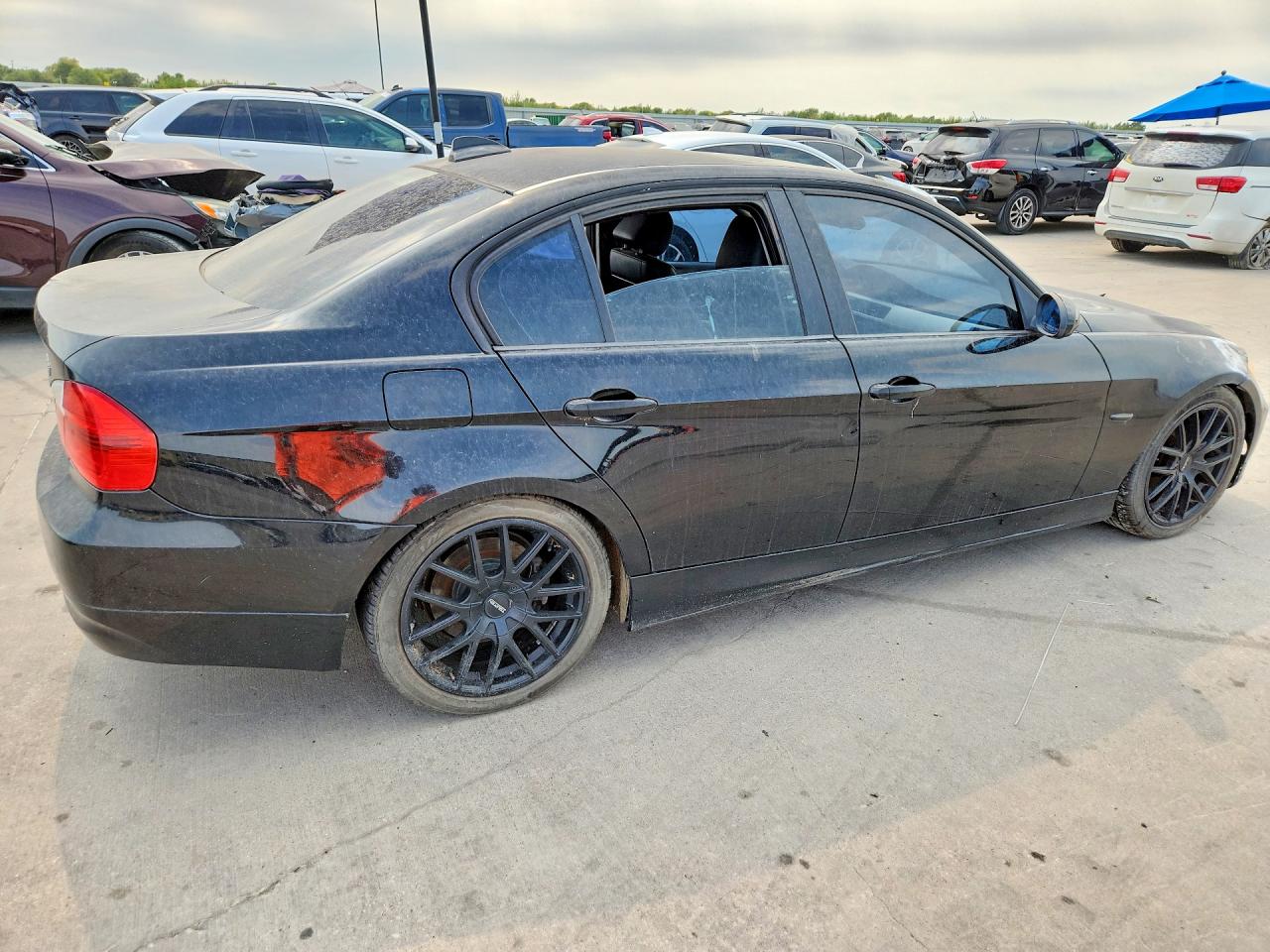 2007 Bmw 328 I Sulev Черный vin: WBAVC53597FZ70743